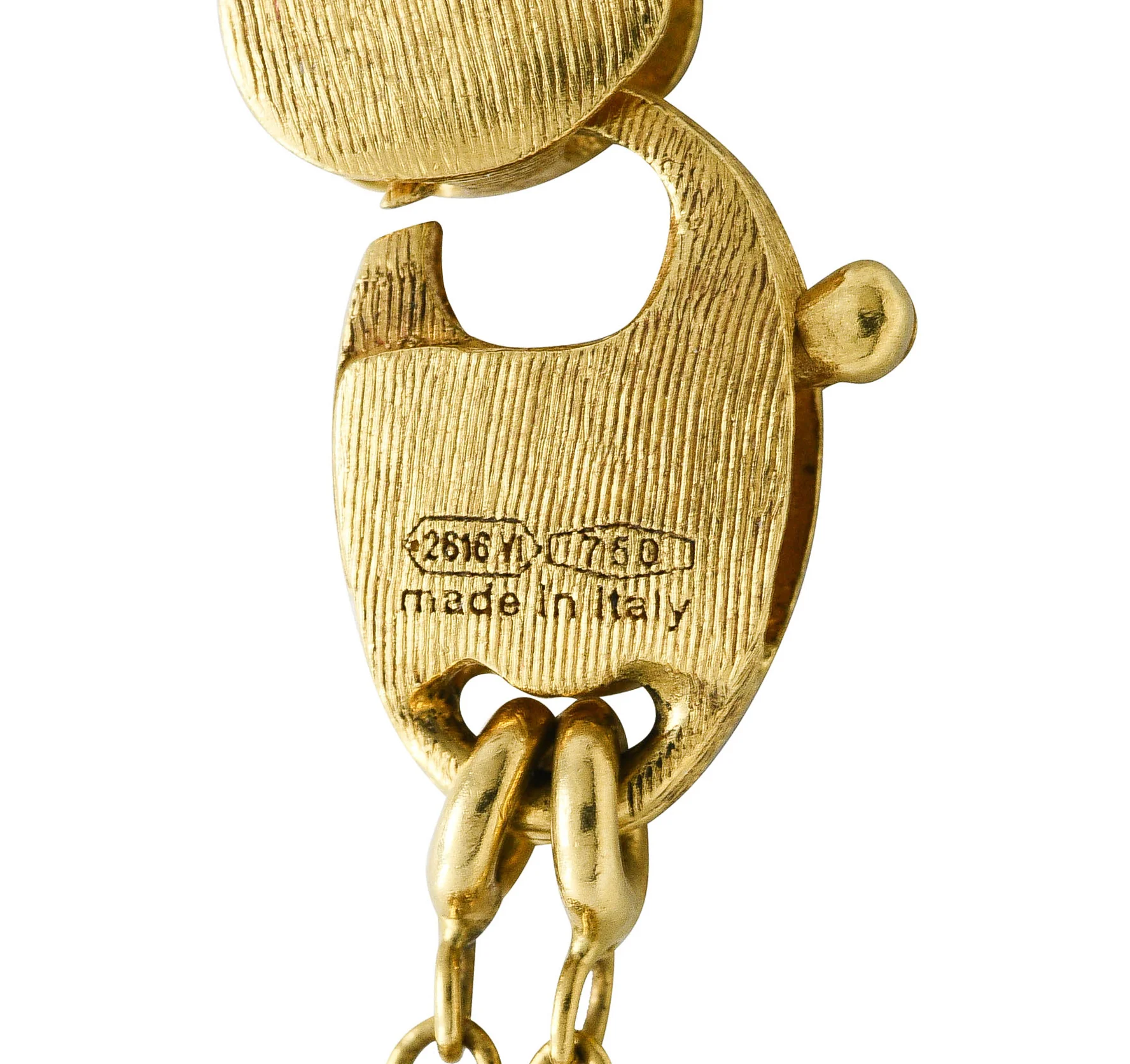 Marco Bicego Contemporary Multi-Gem Diamond 18 Karat Two-Tone Gold Paradise Lariate Tassel Necklace - Image 7