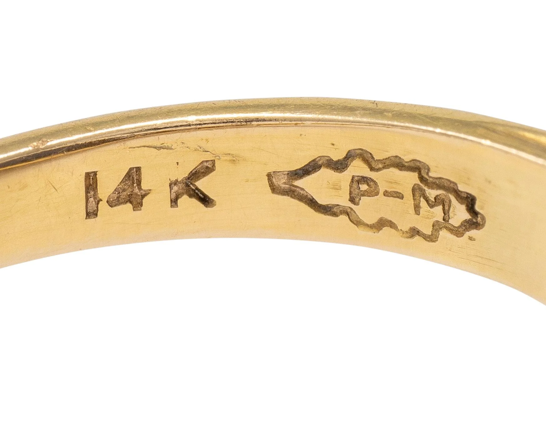 1905 Art Nouveau 3.54 CTW Sapphire 14 Karat Yellow Gold Antique Flower Ring - Image 6