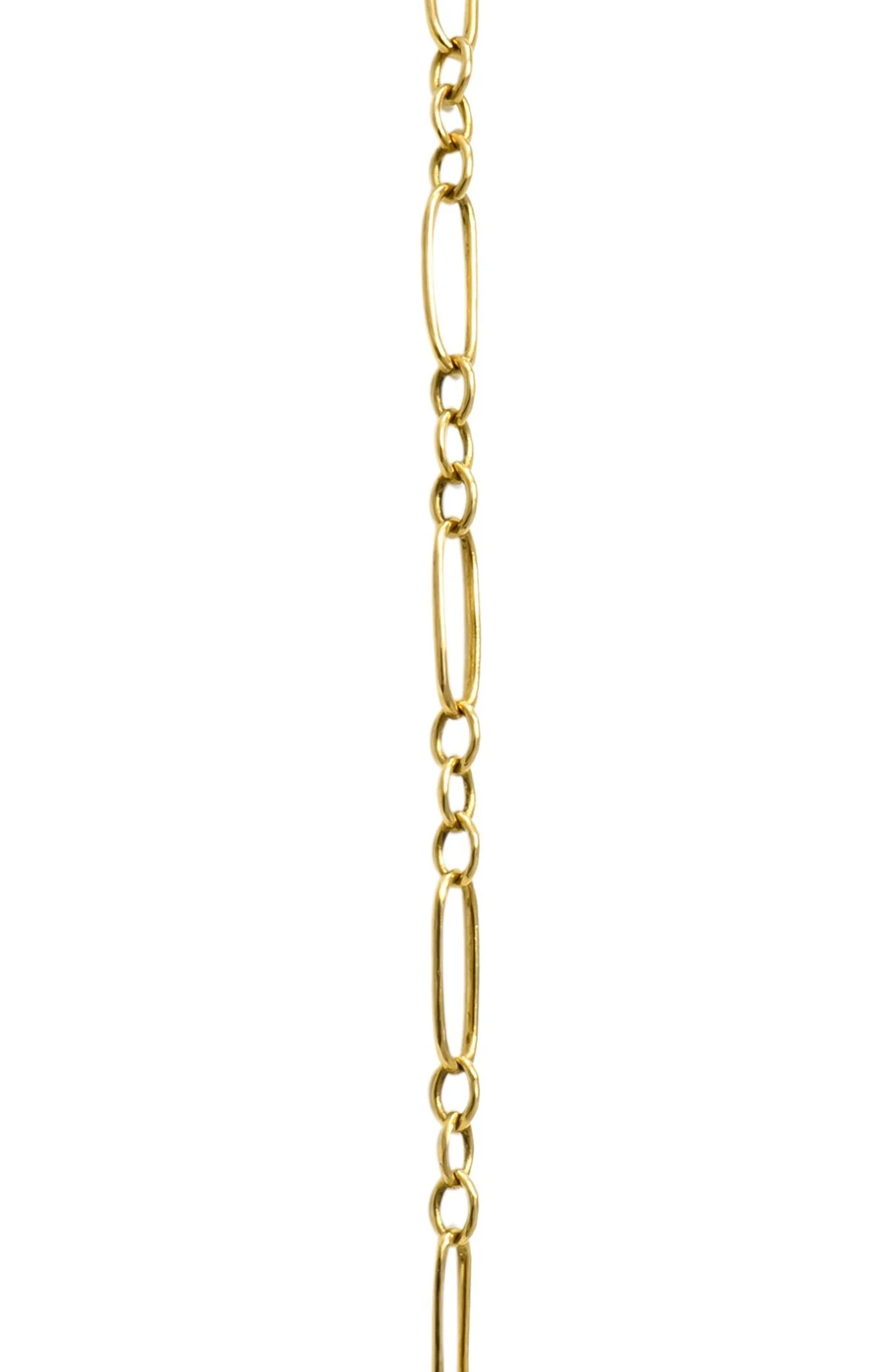 1920’s Art Deco Diamond 14 Karat Gold Locket Pendant Necklace - Image 7