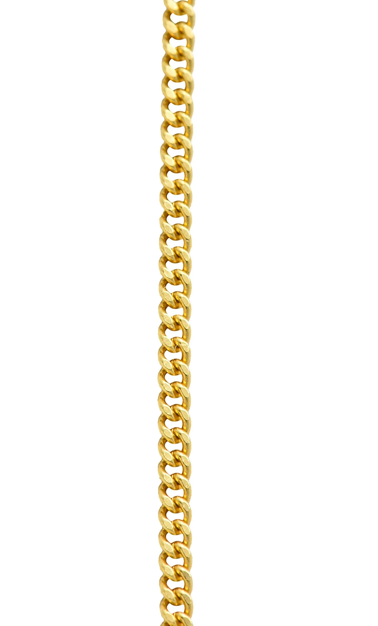 1920's Egyptian Revival Diamond Enamel 14 Karat Gold Serpent Pendant Necklace - Image 7