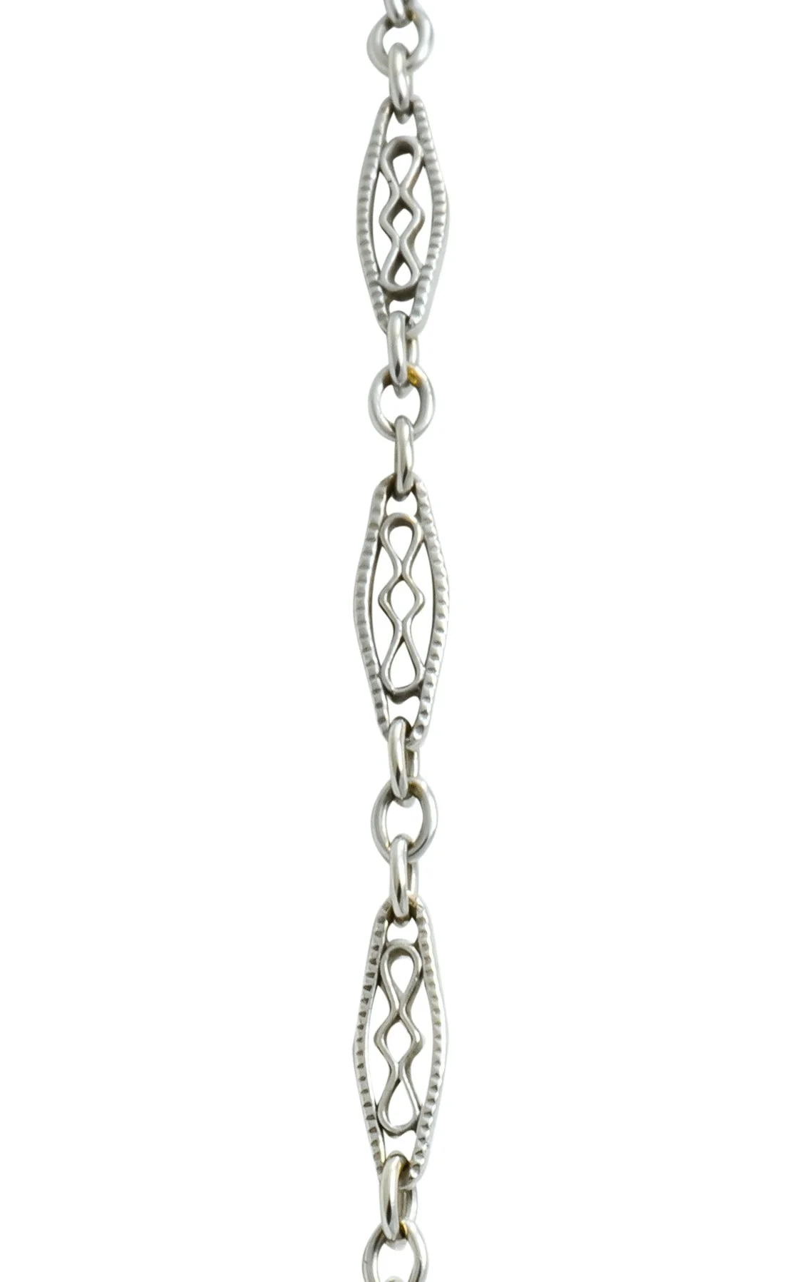 1930's Art Deco 1.20 CTW Diamond Sapphire Emerald Ruby Platinum Tutti Frutti Pendant Necklace - Image 5