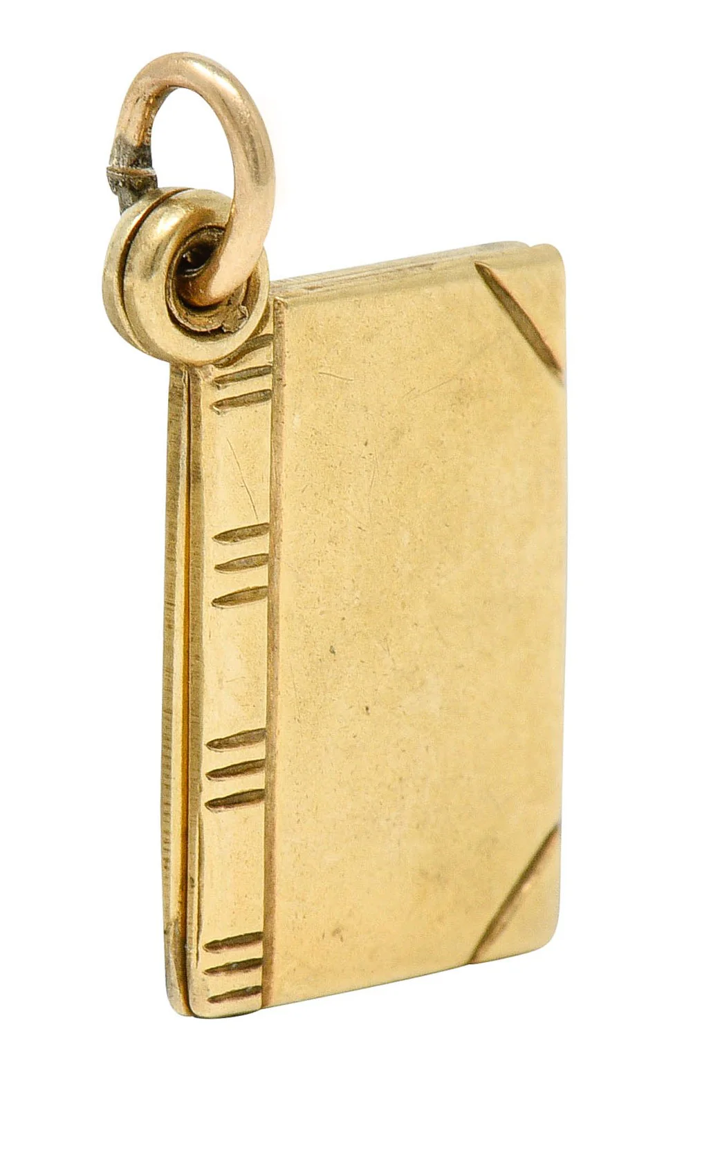 1940's Retro 10 Karat Gold I Love You Book Charm - Image 7