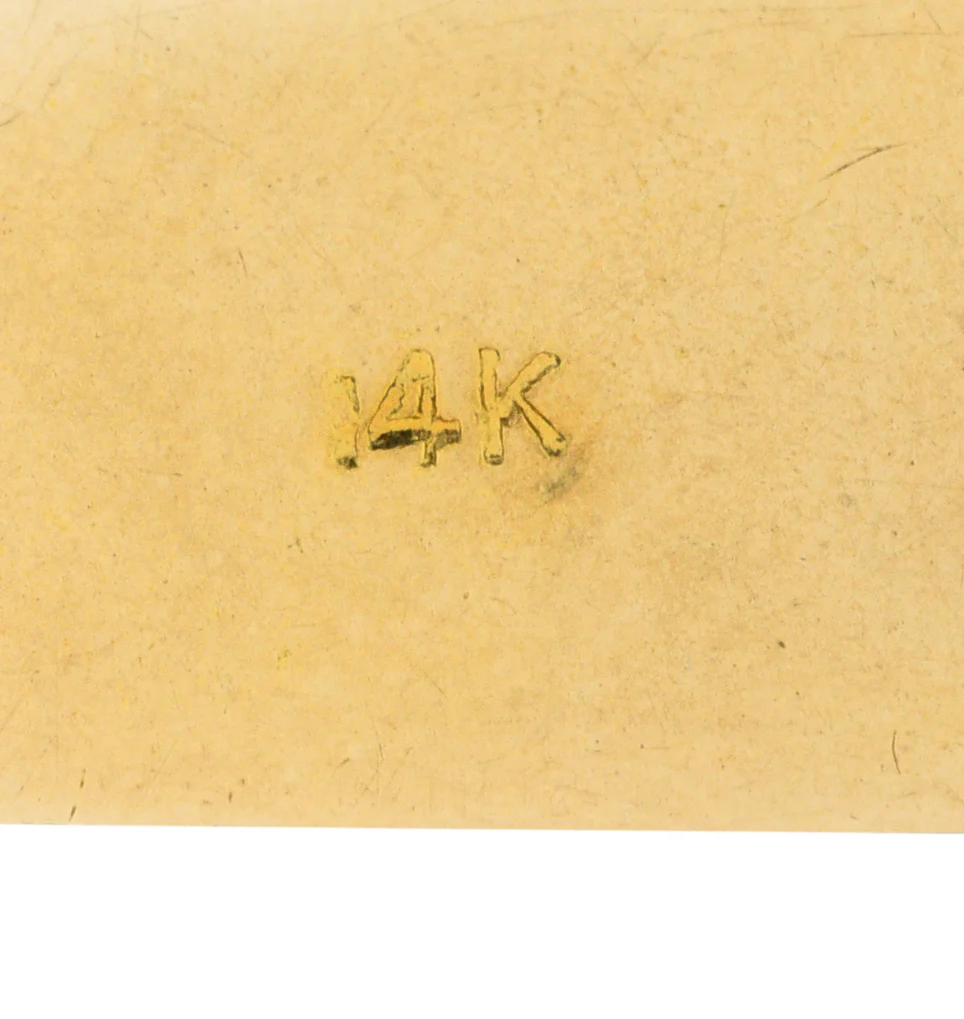 1940's Retro Enamel 14 Karat Gold Card Box & Cards Charm - Image 7