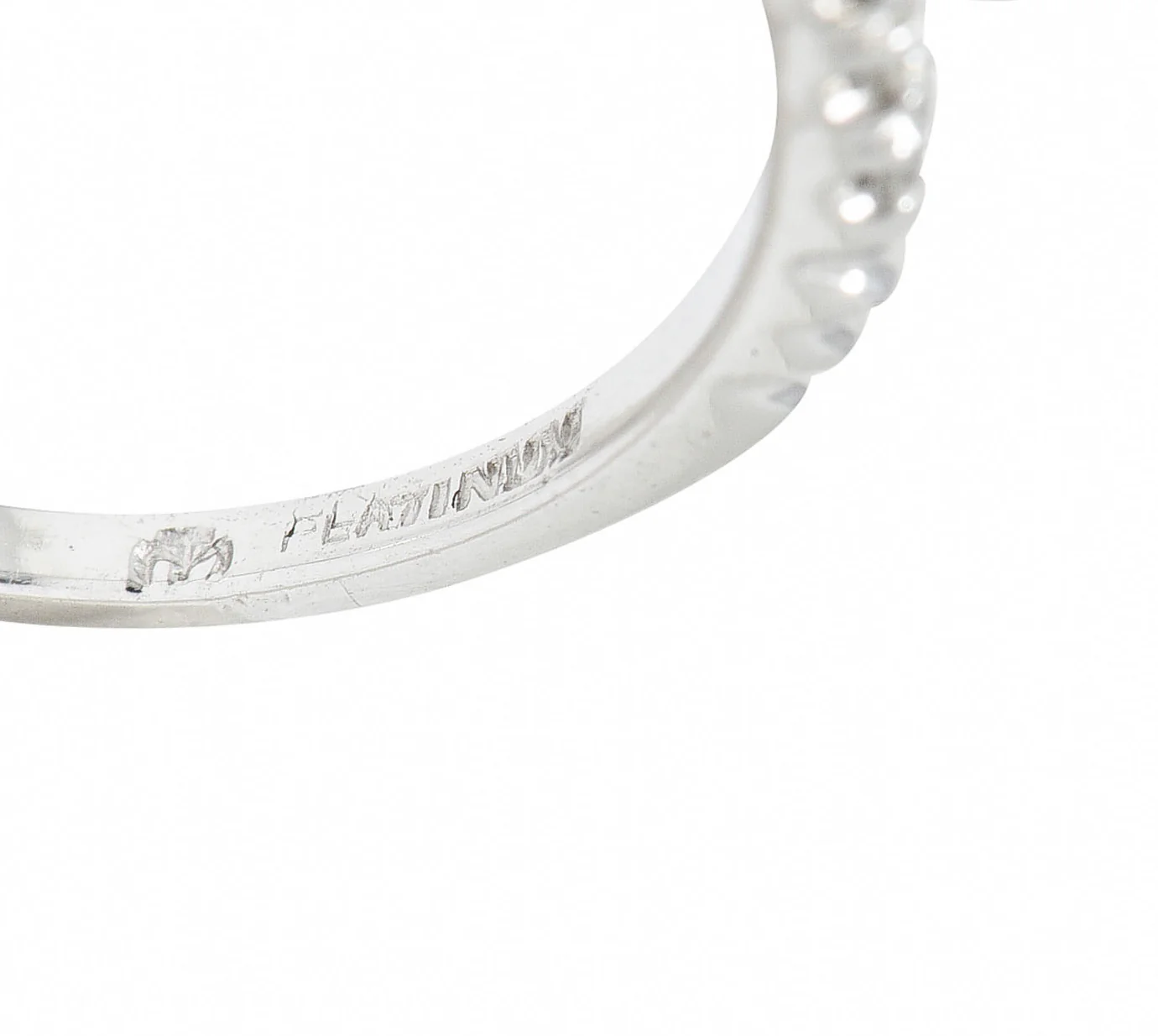 1950's Maurice Tishman 1.28 CTW Diamond Platinum Engagement Ring - Image 8