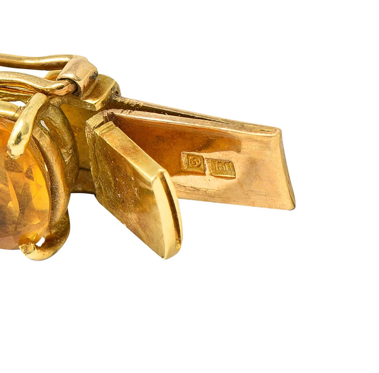1960's H. Stern Citrine Topaz Spinel Multi-Gem 18 Karat Gemstone Bracelet - Image 7