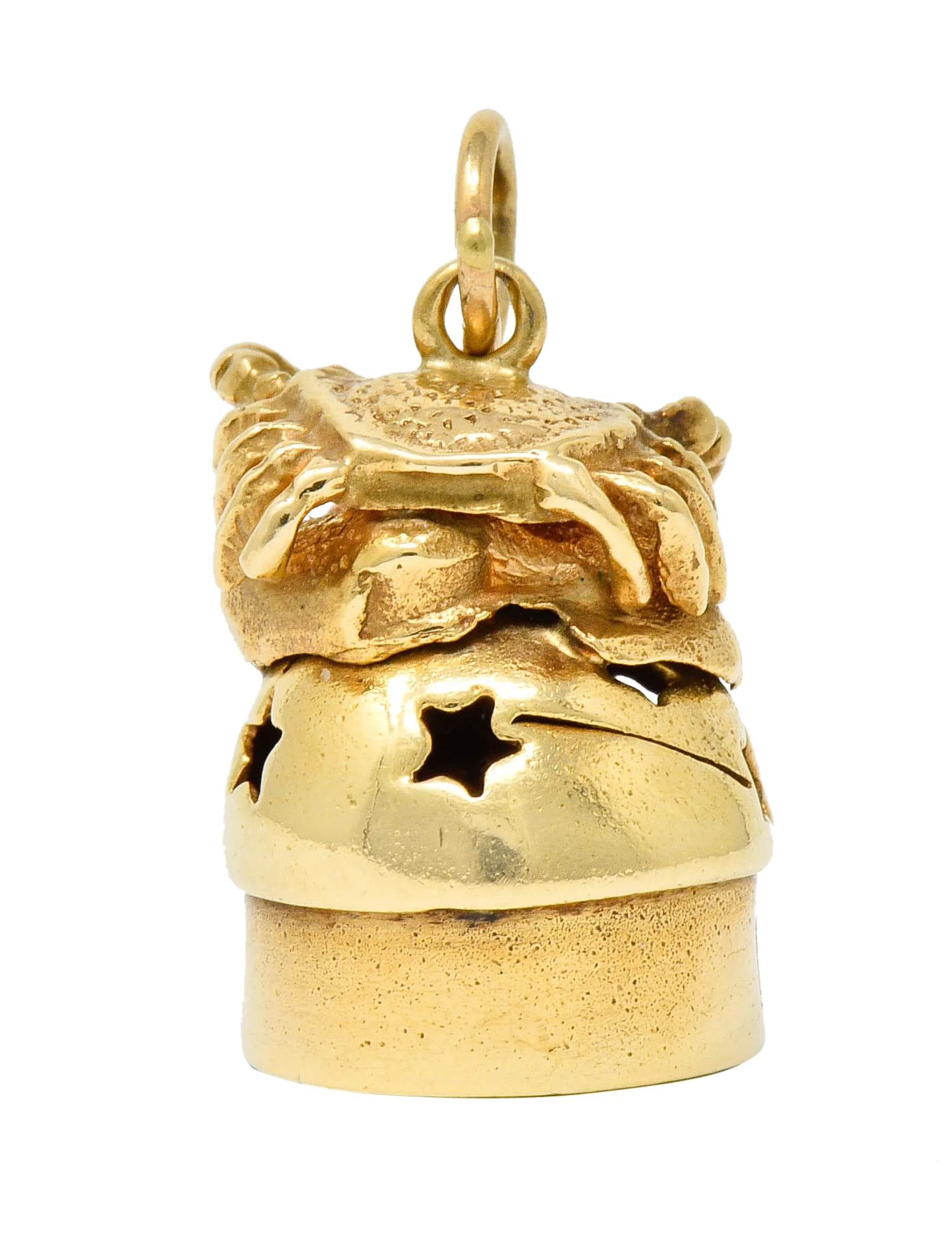 1960's Litacharm Inc. Vintage 14 Karat Gold Cancer Zodiac Charm - Image 4