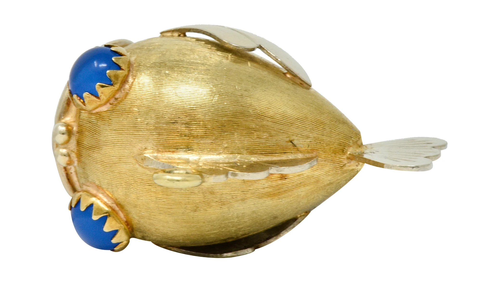 1960's Vintage 14 Karat Two-Tone Gold Fish Charm - Image 8