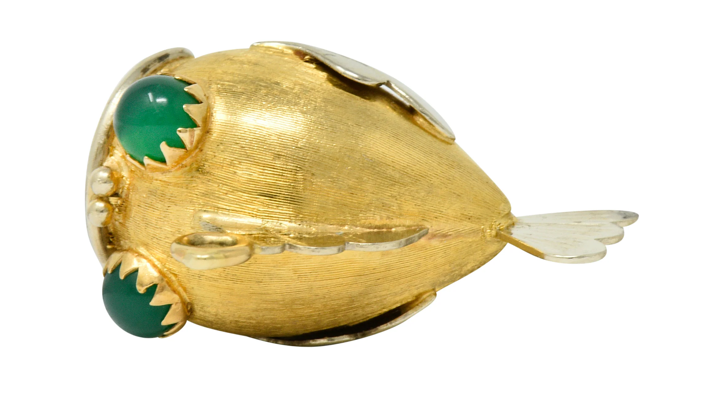 1960's Vintage 14 Karat Two-Tone Gold Fish Charm - Image 6