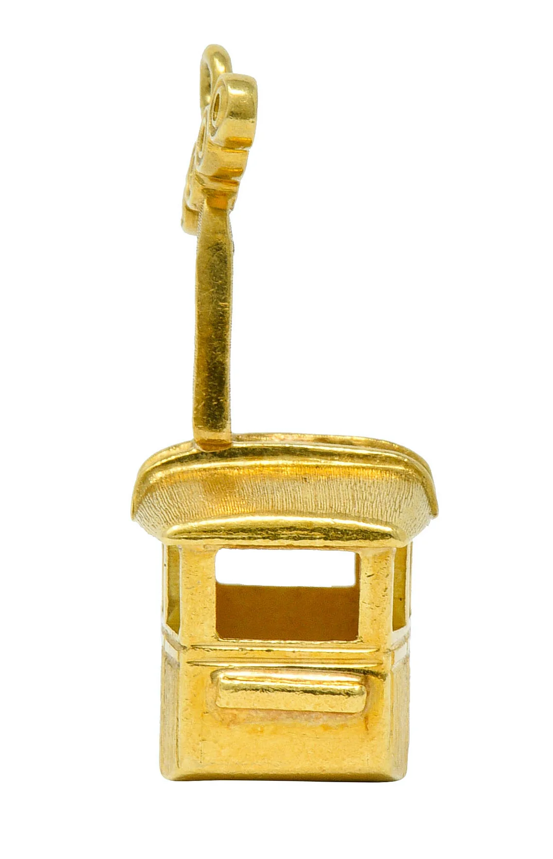 1960's Vintage 18 Karat Gold Cable Car Charm - Image 5