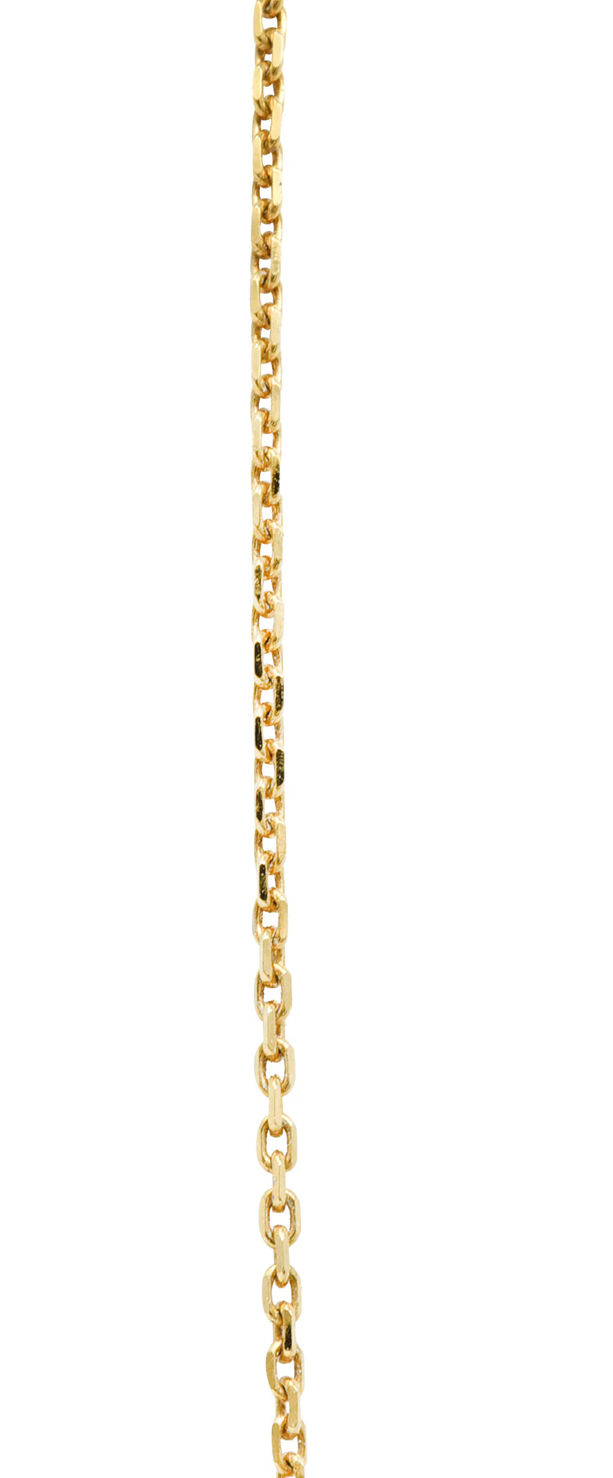 1990's Mauboussin 0.50 CTW Diamond Pearl 18 Karat Gold Necklace - Image 8