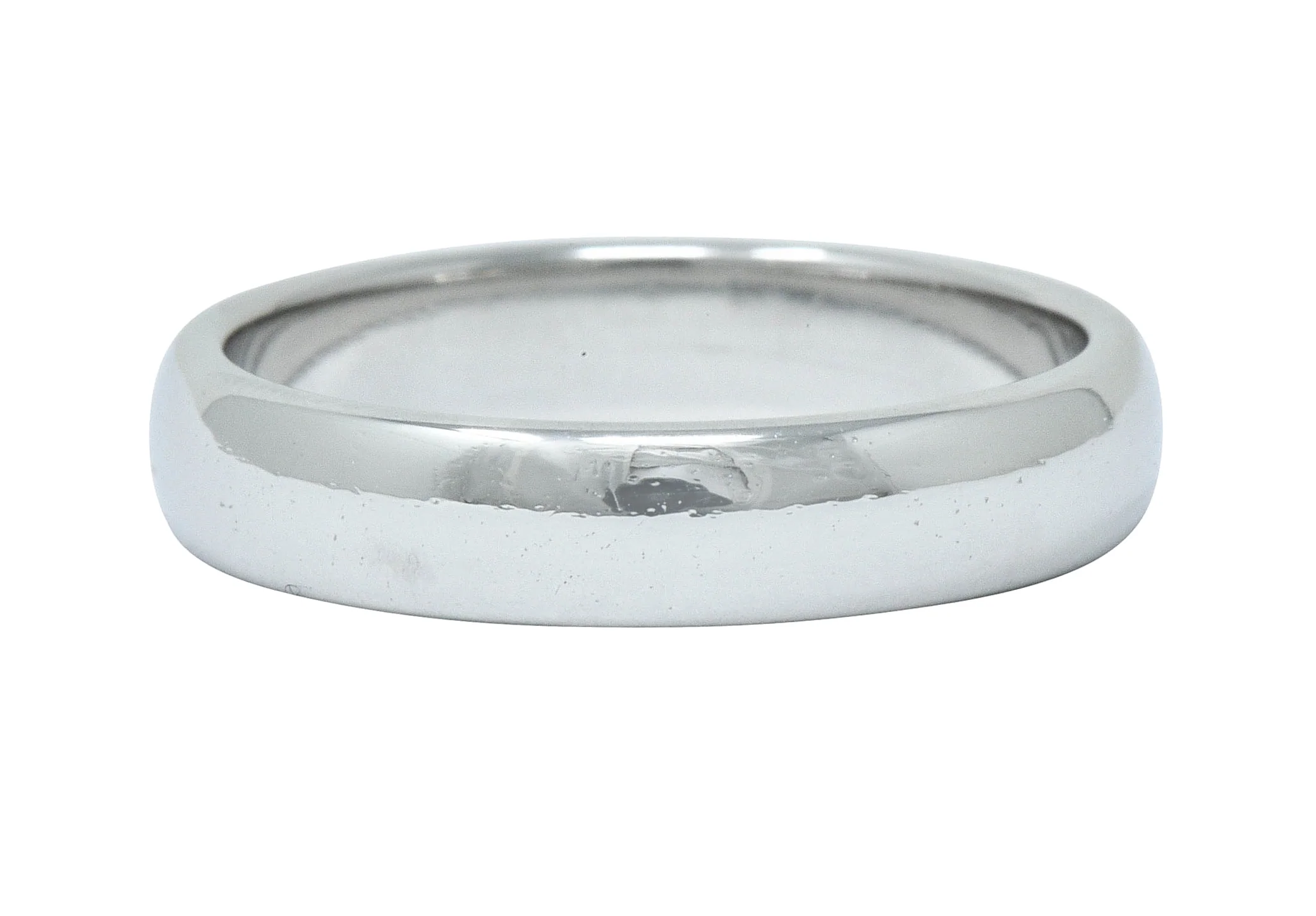 1999 Tiffany & Co. Platinum 4.5 MM Men's Wedding Band Ring - Image 5