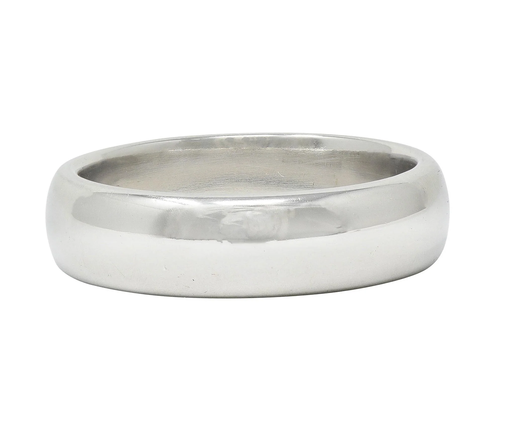 1999 Tiffany & Co. Platinum 6.0 MM Vintage Men's Unisex Wedding Band Ring - Image 3