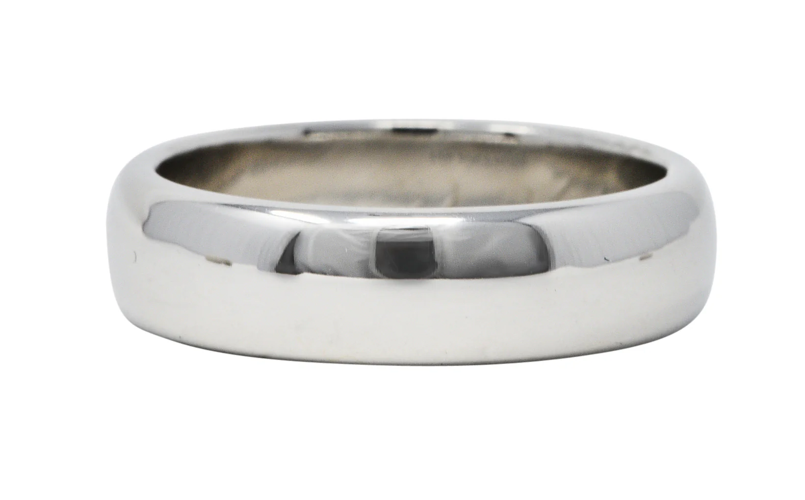 1999 Tiffany & Co. Platinum 6 MM Men's Wedding Band Ring - Image 4