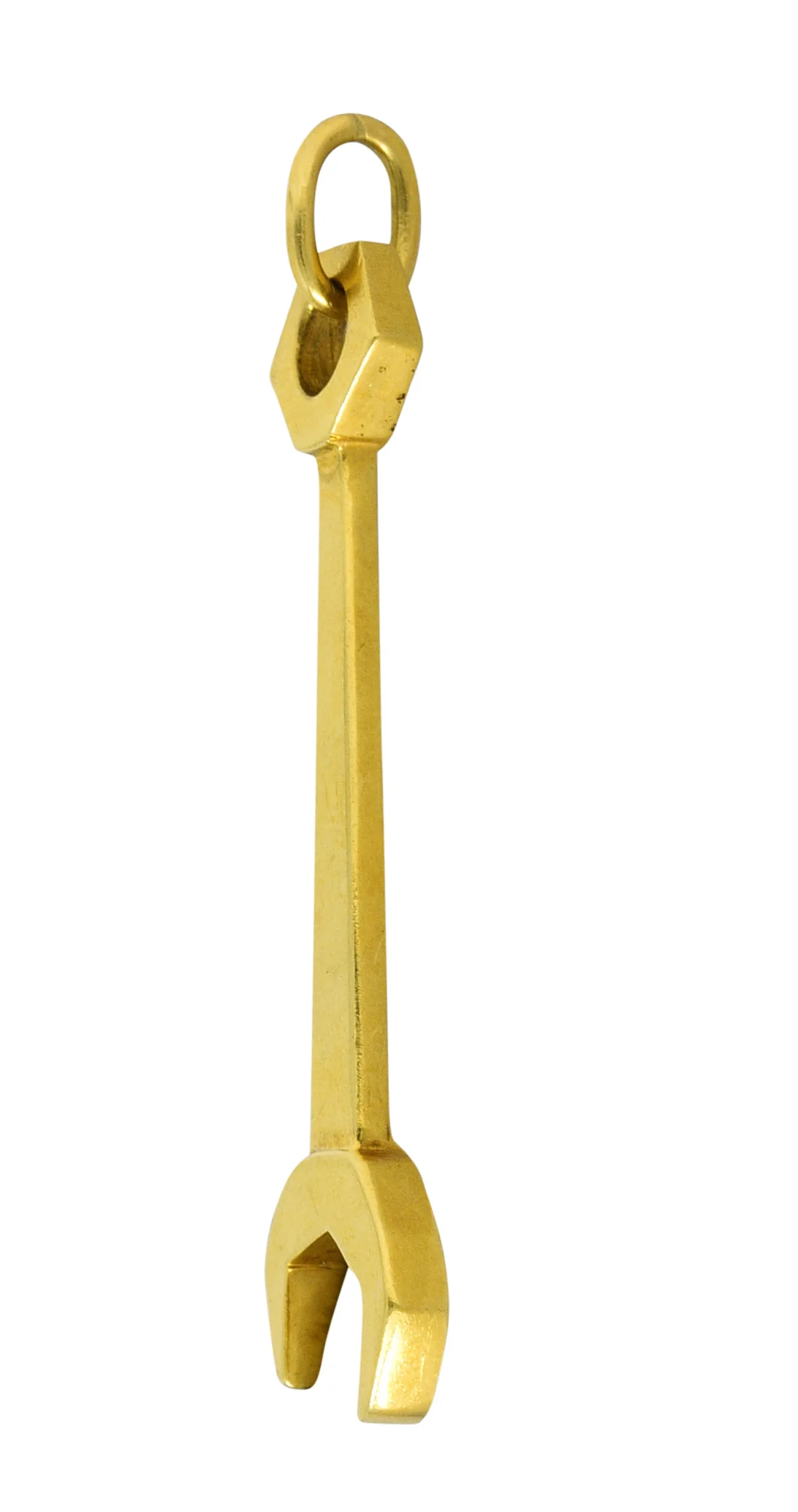 Aldo Cipullo 18 Karat Yellow Gold 1972 Wrench Vintage Pendant - Image 4