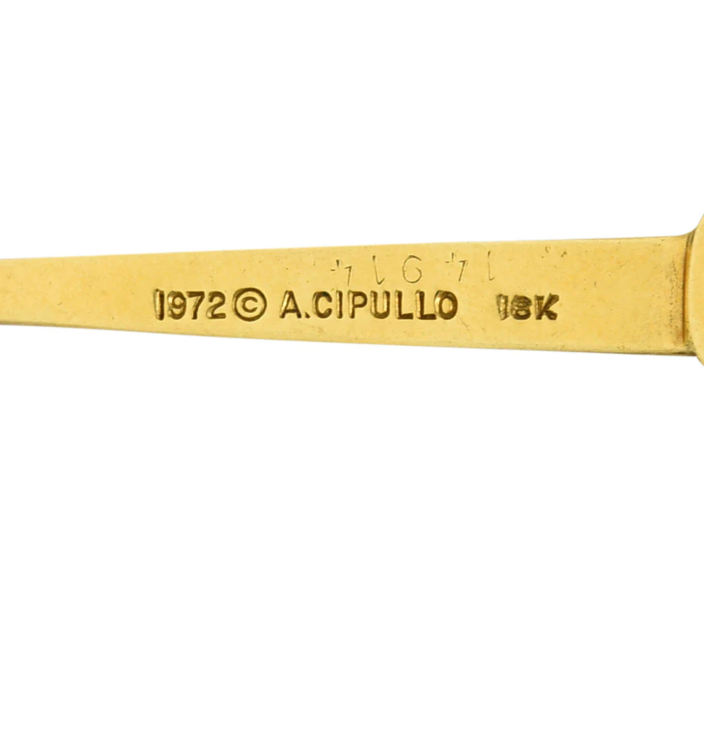 Aldo Cipullo 18 Karat Yellow Gold 1972 Wrench Vintage Pendant - Image 5