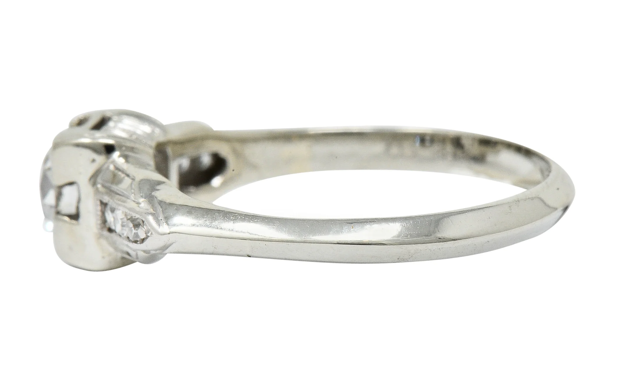Art Deco 0.67 CTW Diamond 18 Karat Gold Engagement Ring - Image 5