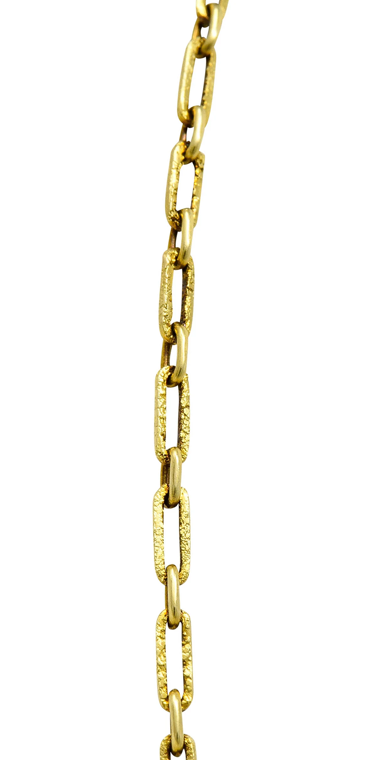 Art Deco Carved Jade Enamel 14 Karat Gold Drop Pendant Necklace - Image 8