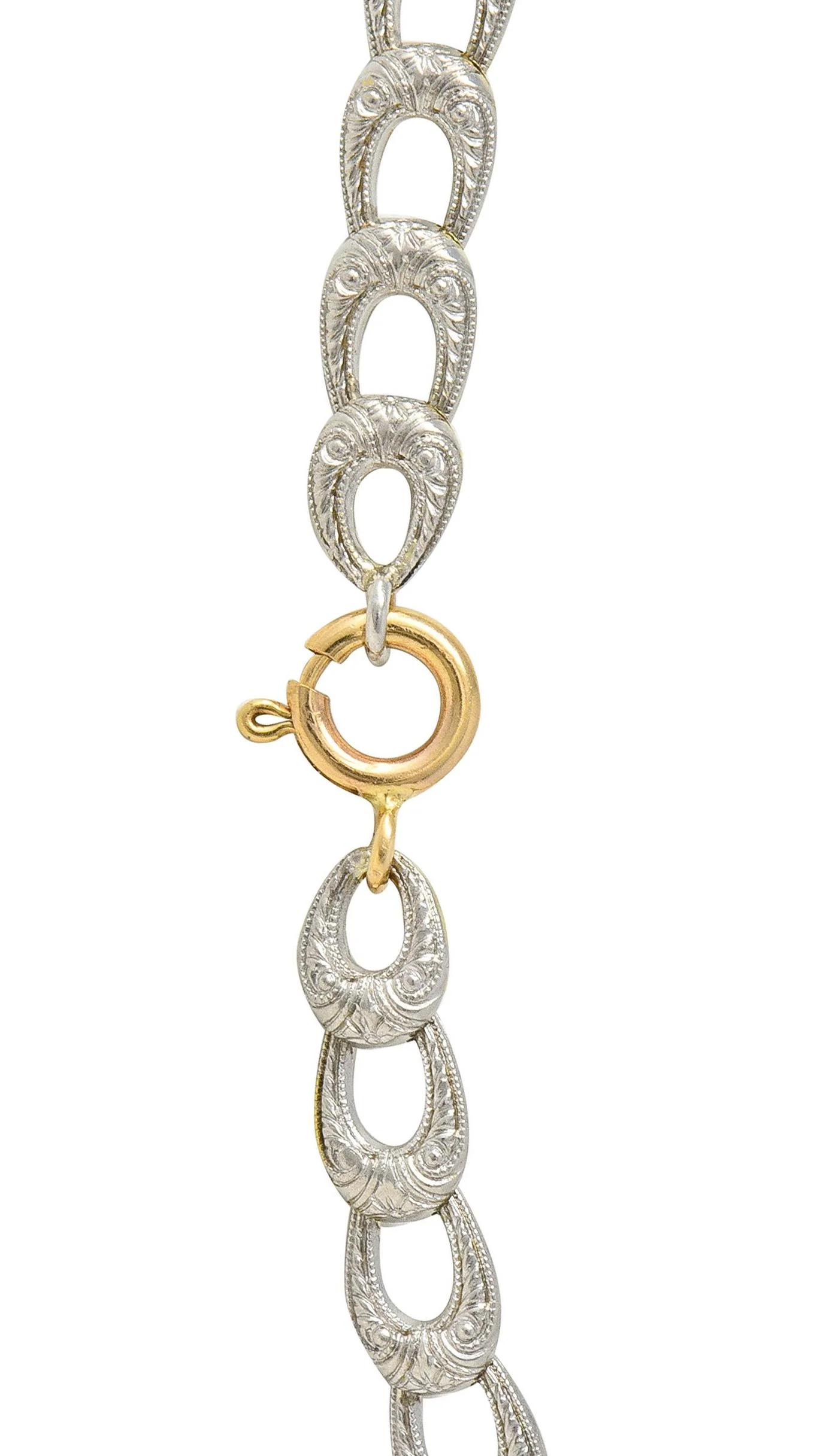 Art Deco Jade Diamond Platinum 14 Karat Gold Bird Drop Antique Necklace - Image 10