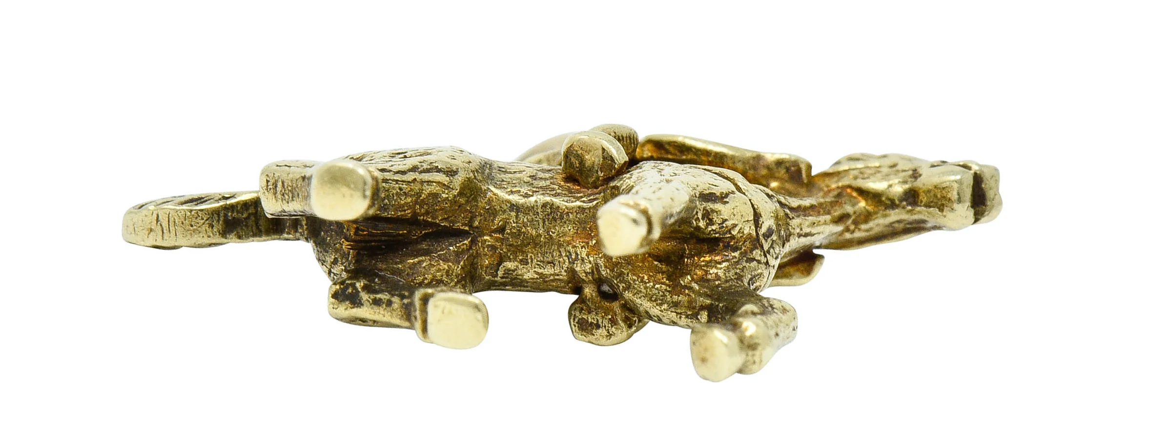 Art Nouveau 14 Karat Gold Racehorse & Jockey Charm - Image 7