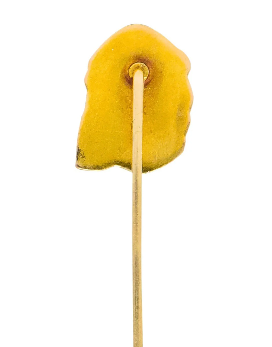 Art Nouveau Diamond Gemstone Enamel 14 Karat Gold Bedouin Stickpin - Image 3