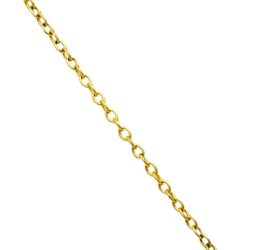 Art Nouveau Moonstone Sapphire 14 Karat Gold Acorn Accented Pendant - Image 4