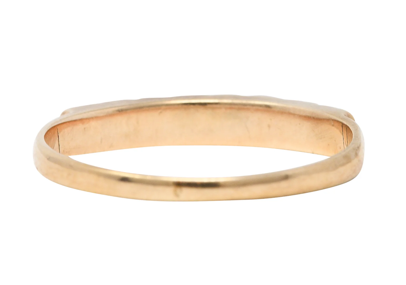 Art Nouveau Opal 14 Karat Gold Band Ring - Image 4