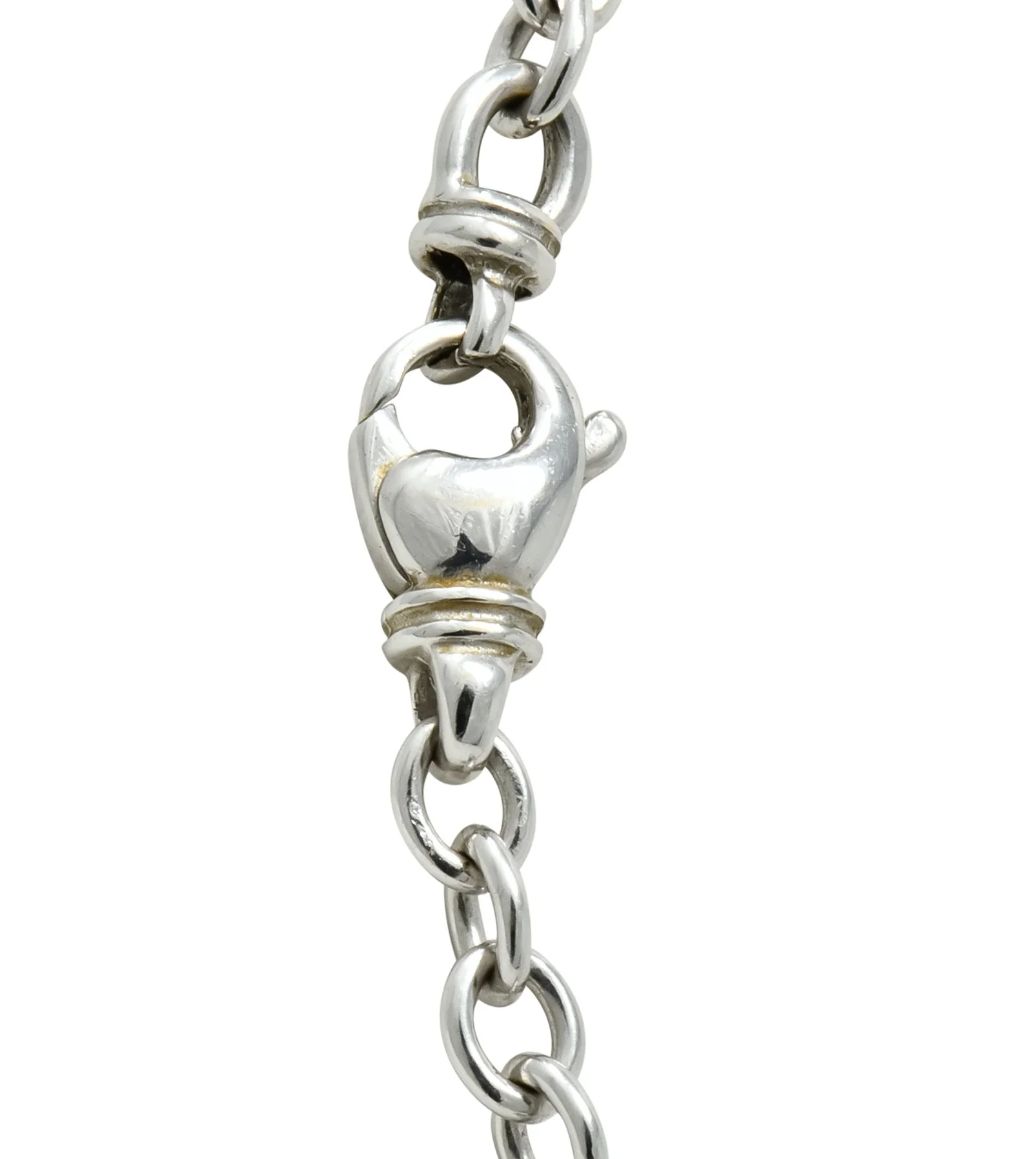 Bulgari 1.15 CTW Diamond Onyx 18 Karat White Gold Reversible Station Necklace - Image 10