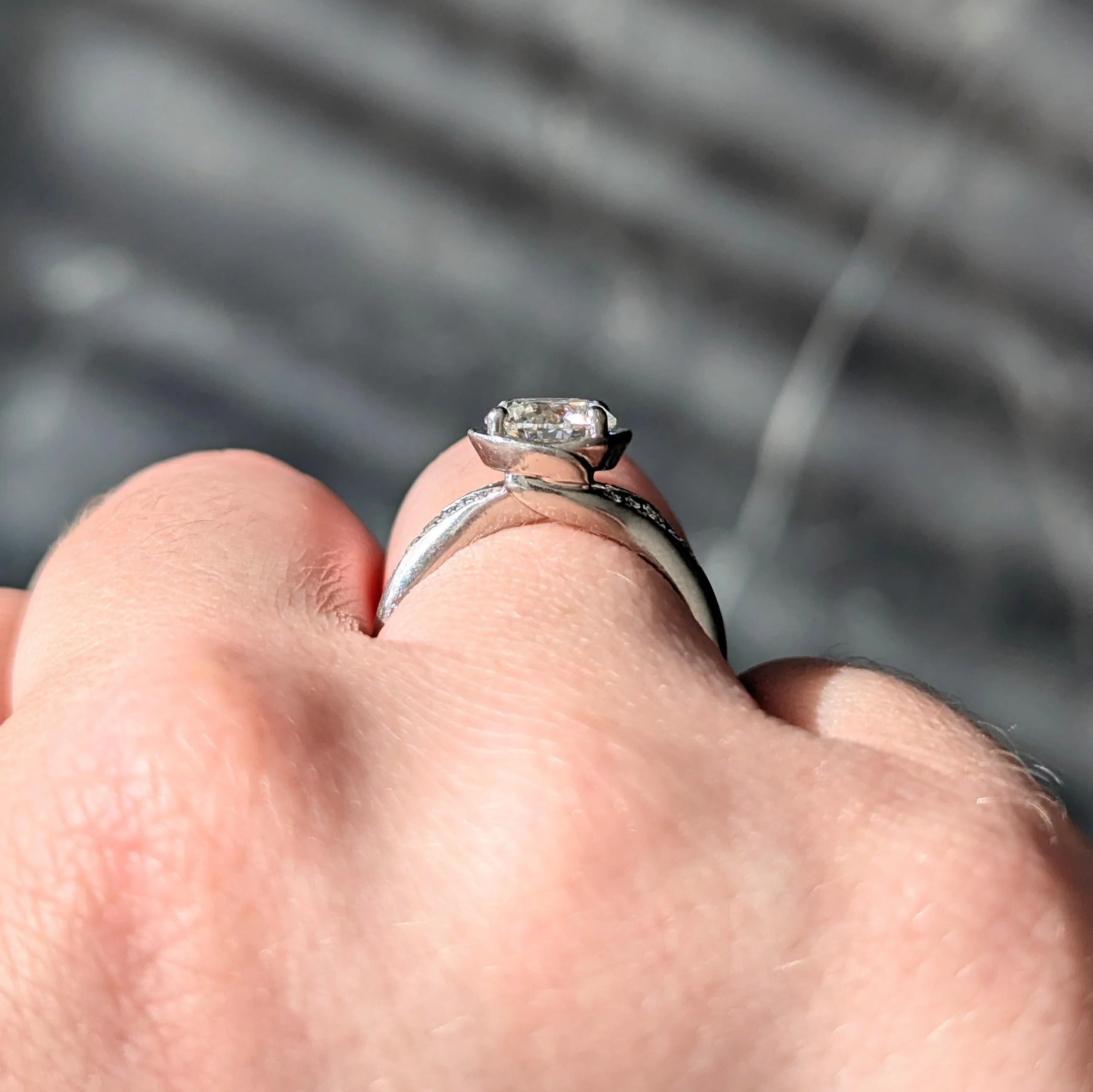 Bulgari 1.71 CTW Round Brilliant Diamond Platinum Swirling Engagement Ring GIA - Image 12