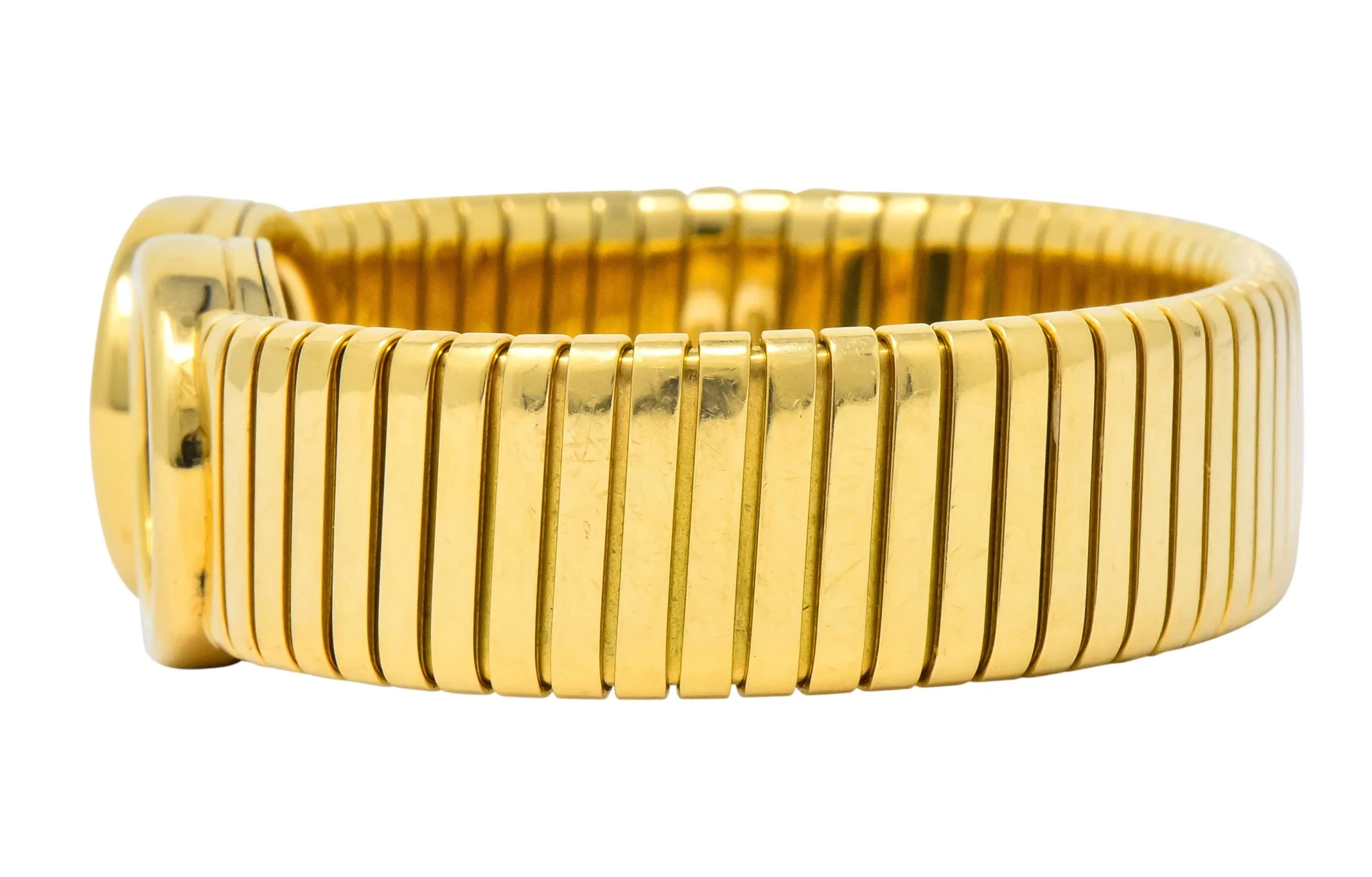 Bulgari Ancient Coin 18 Karat Gold Monete Emperor Constans of Rome Bangle Bracelet - Image 6