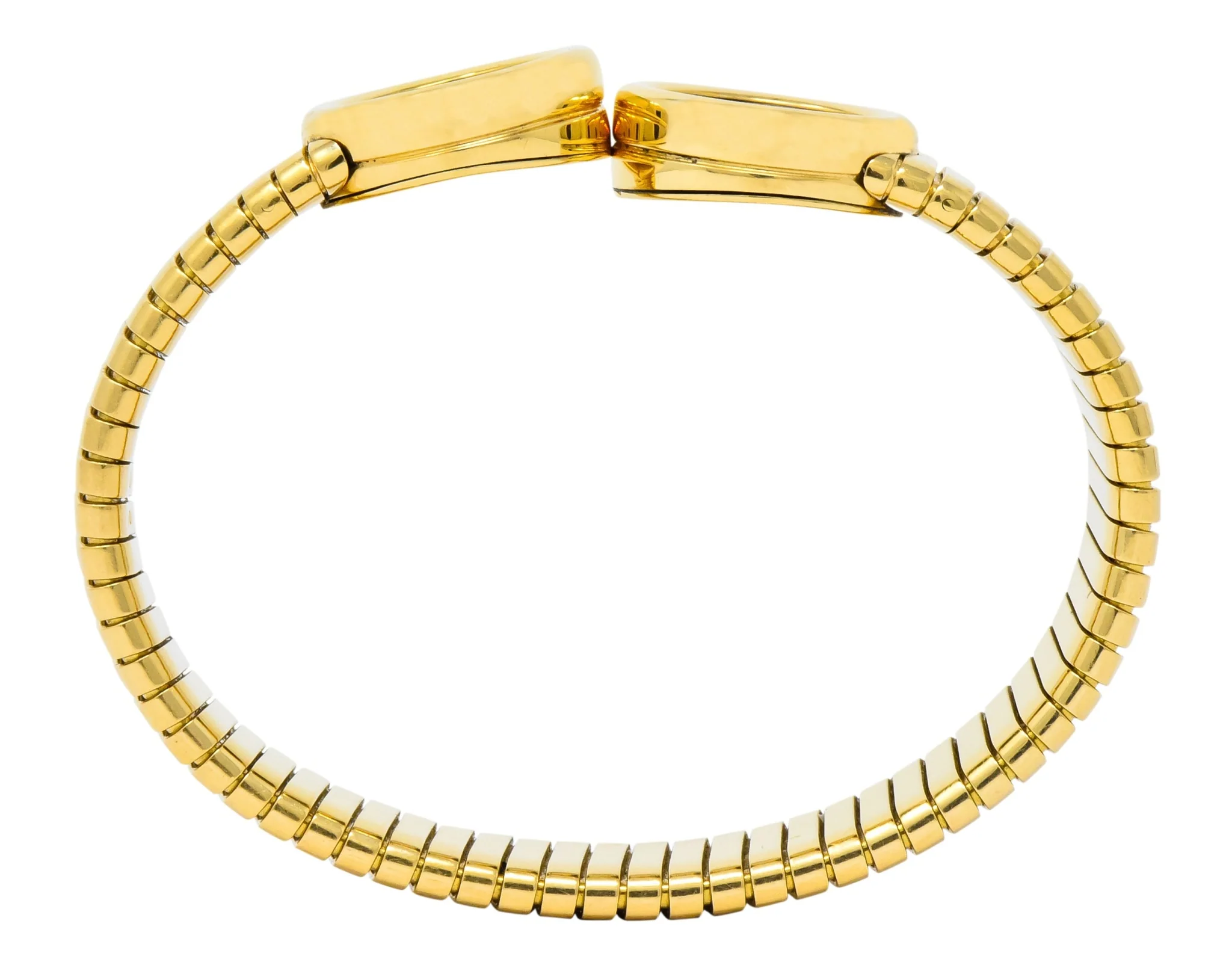 Bulgari Ancient Coin 18 Karat Gold Monete Emperor Constans of Rome Bangle Bracelet - Image 8