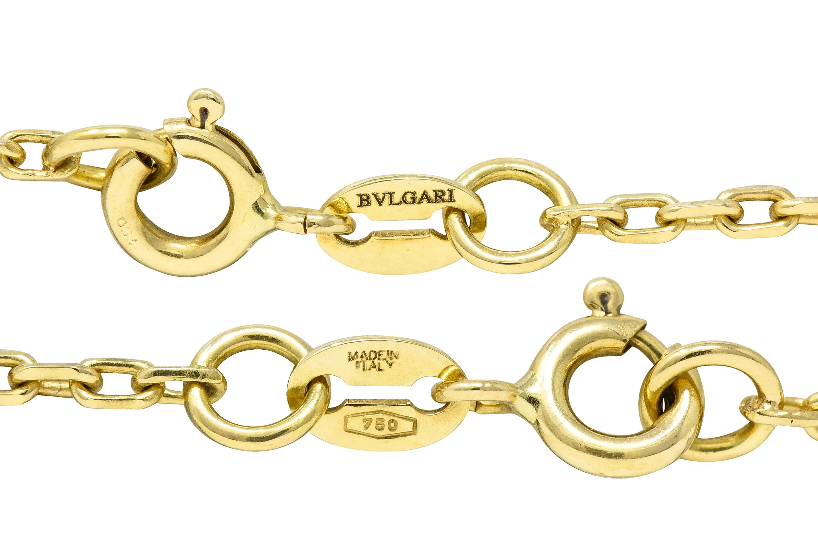 Bulgari Diamond 0.75 CTW Diamond 18 Karat Gold Fiocco De Neve Snowflake Necklace - Image 6