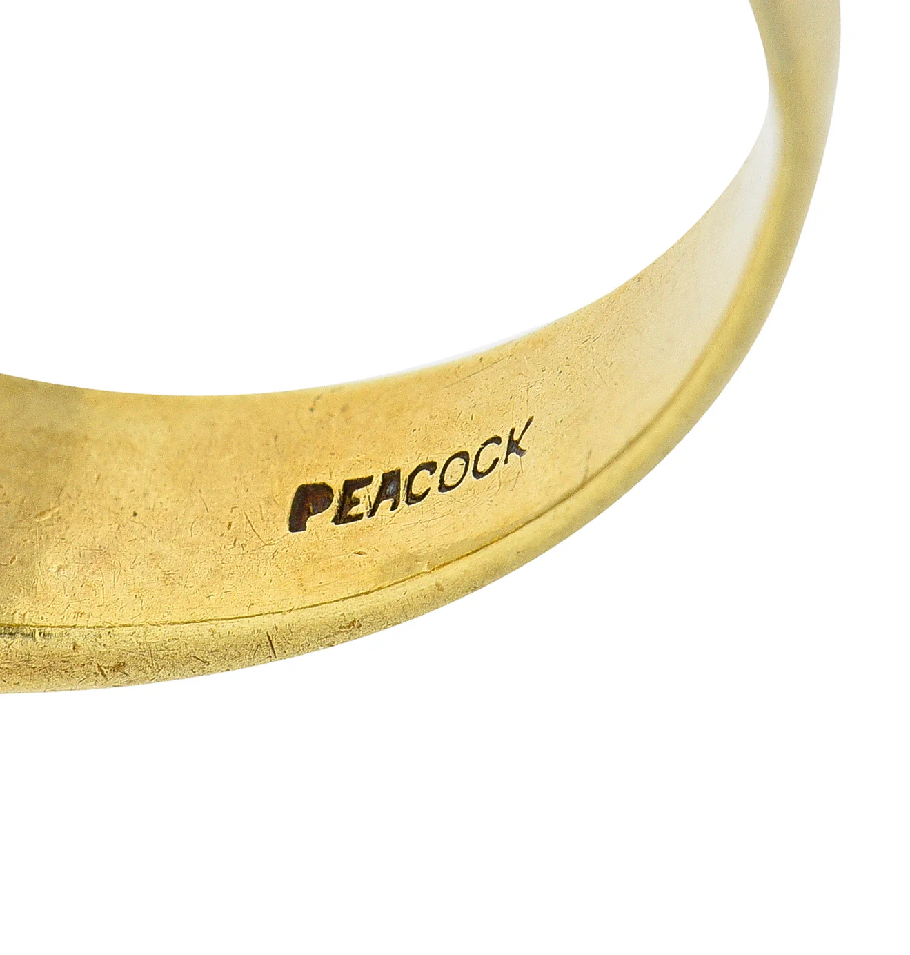 C.D. Peacock Art Deco Diamond Sapphire Platinum 15 Karat Gold Unisex Ring - Image 7