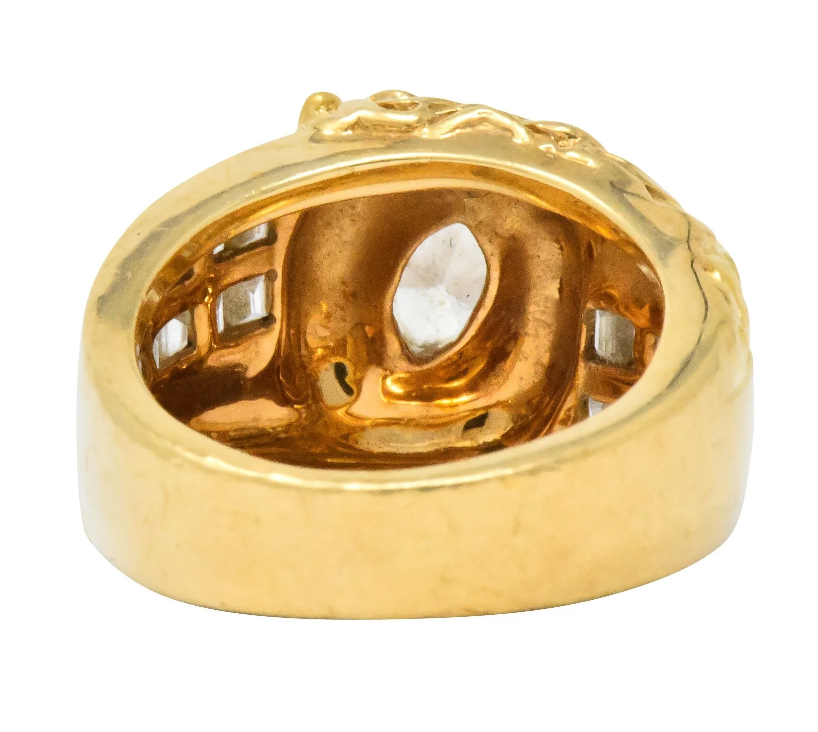 Carrera y Carrera 1.70 CTW Marquise Diamond 18 Karat Gold Ecuestre Horse Ring - Image 6