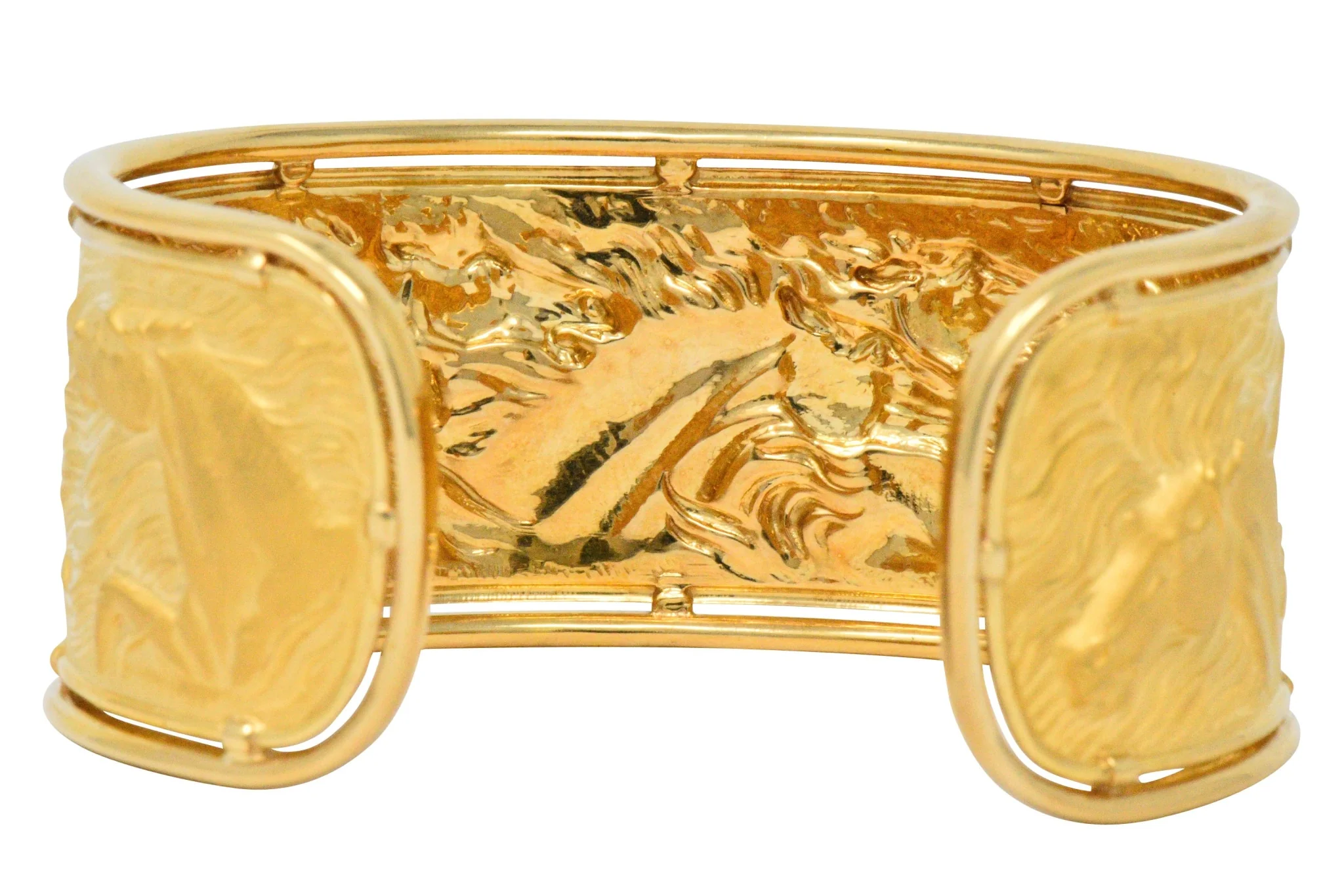 Carrera y Carrera 18 Karat Gold Ecuestre Horse Cuff Bracelet - Image 5