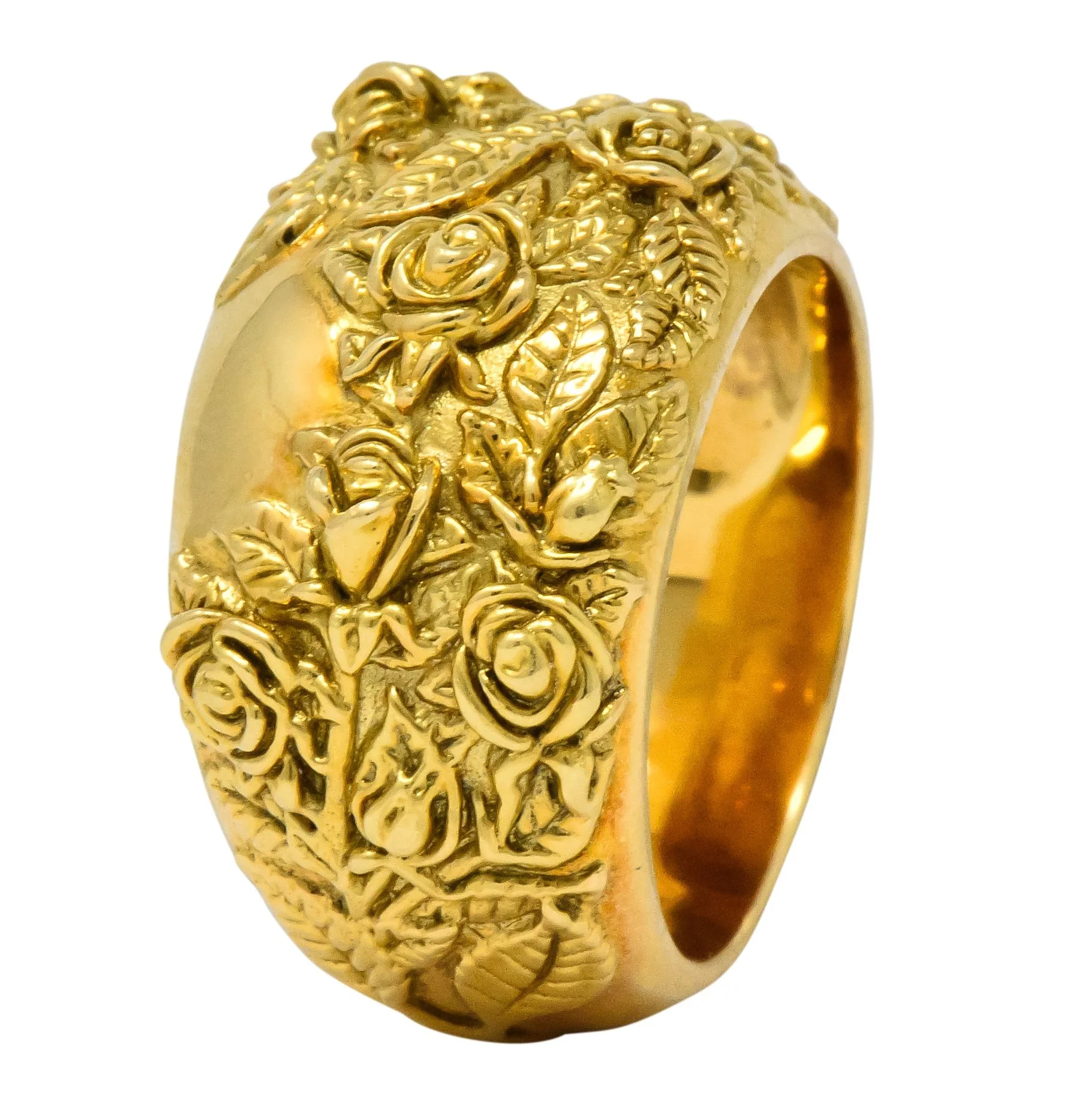 Carrera Y Carrera 18 Karat Gold Garden Of Roses Ring - Image 8