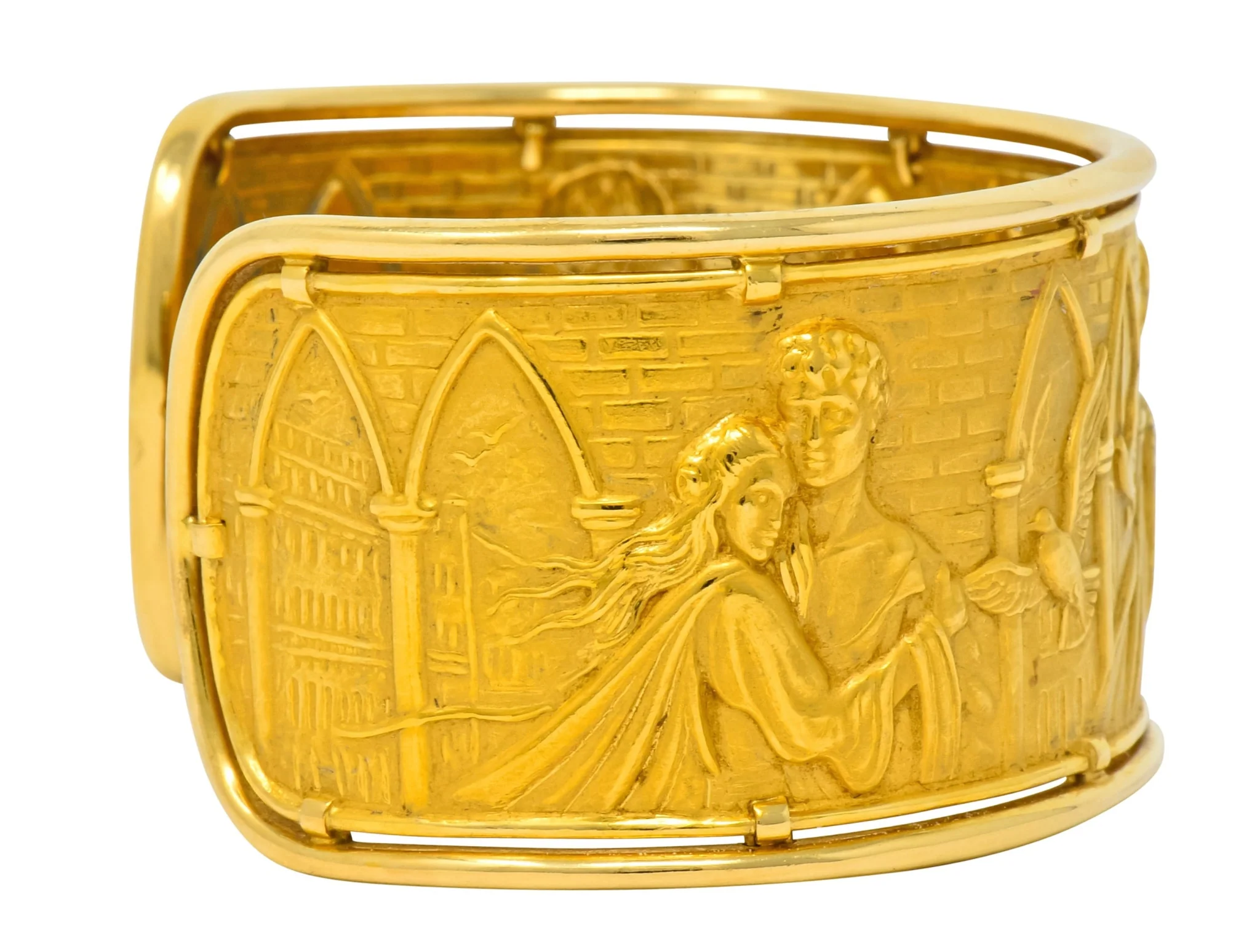 Carrera Y Carrera 18 Karat Gold Romeo & Juliet Cuff Bracelet - Image 2