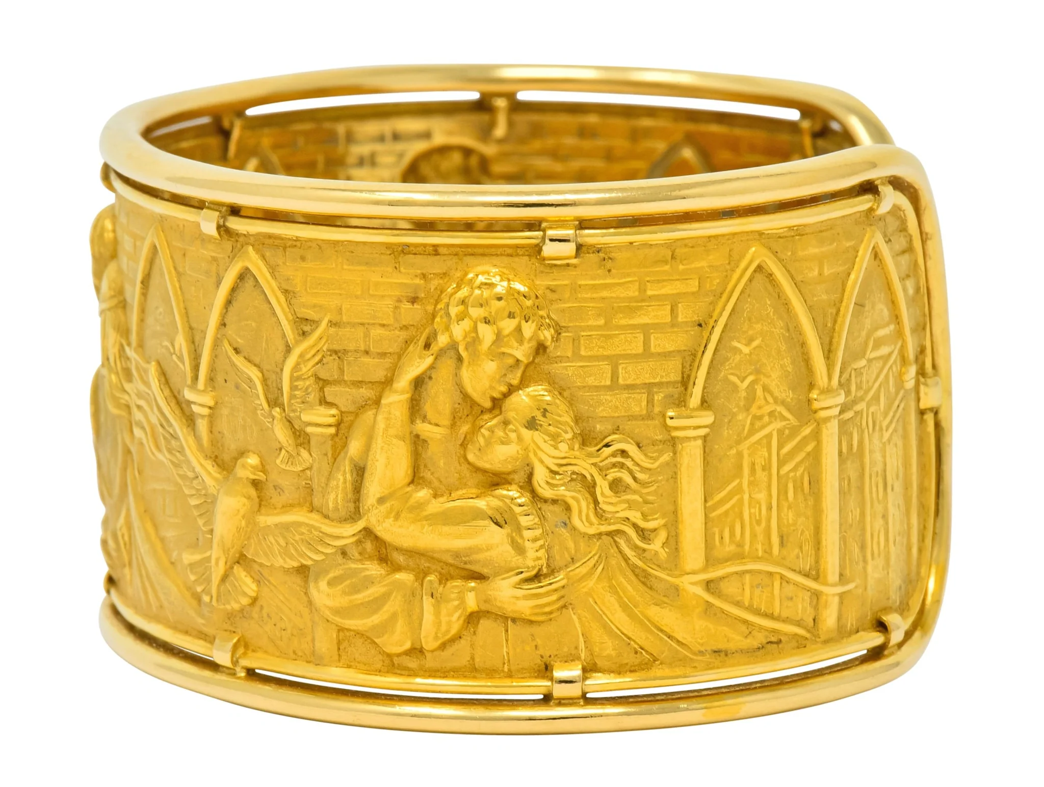 Carrera Y Carrera 18 Karat Gold Romeo & Juliet Cuff Bracelet - Image 5