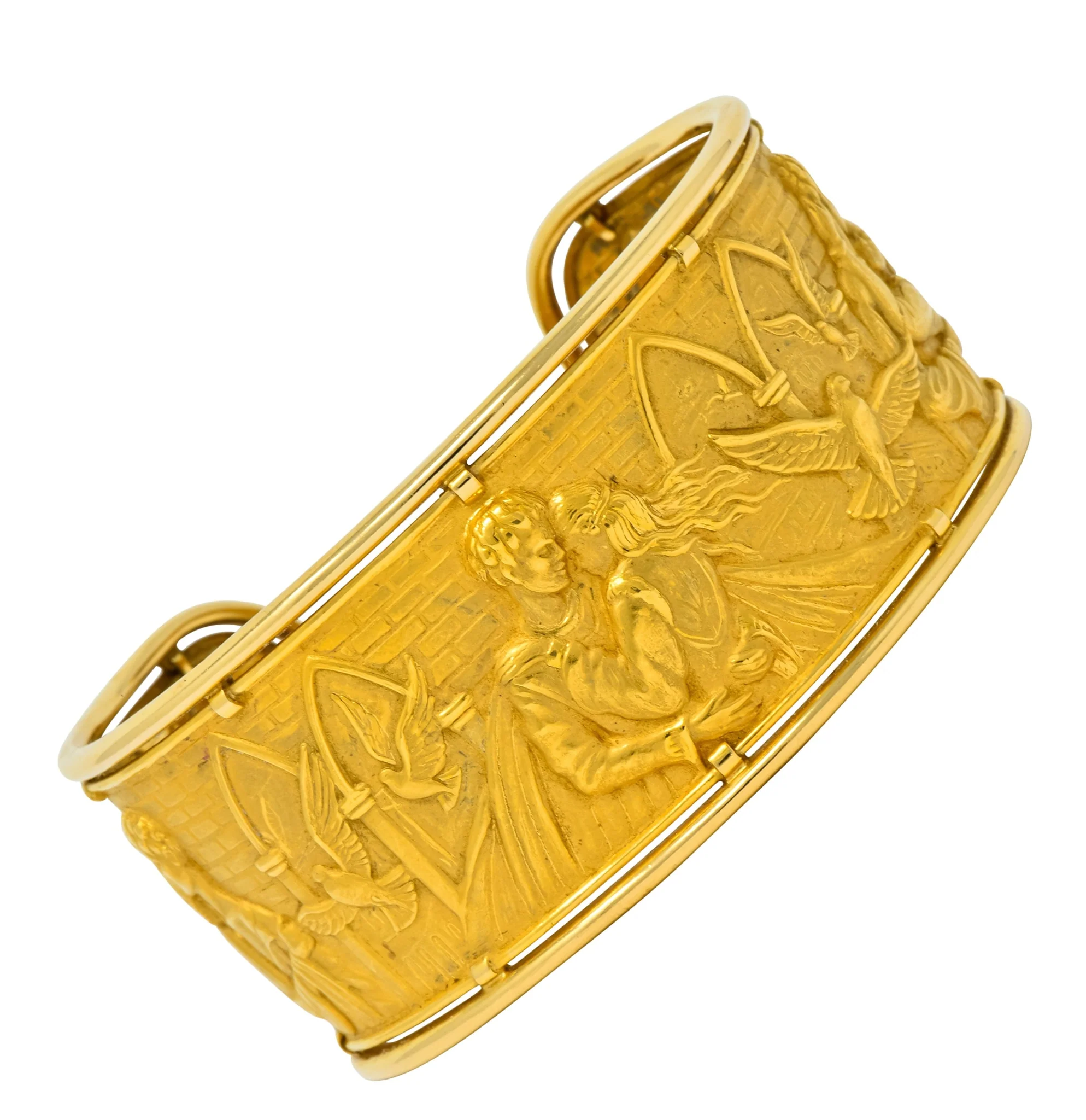 Carrera Y Carrera 18 Karat Gold Romeo & Juliet Cuff Bracelet - Image 6