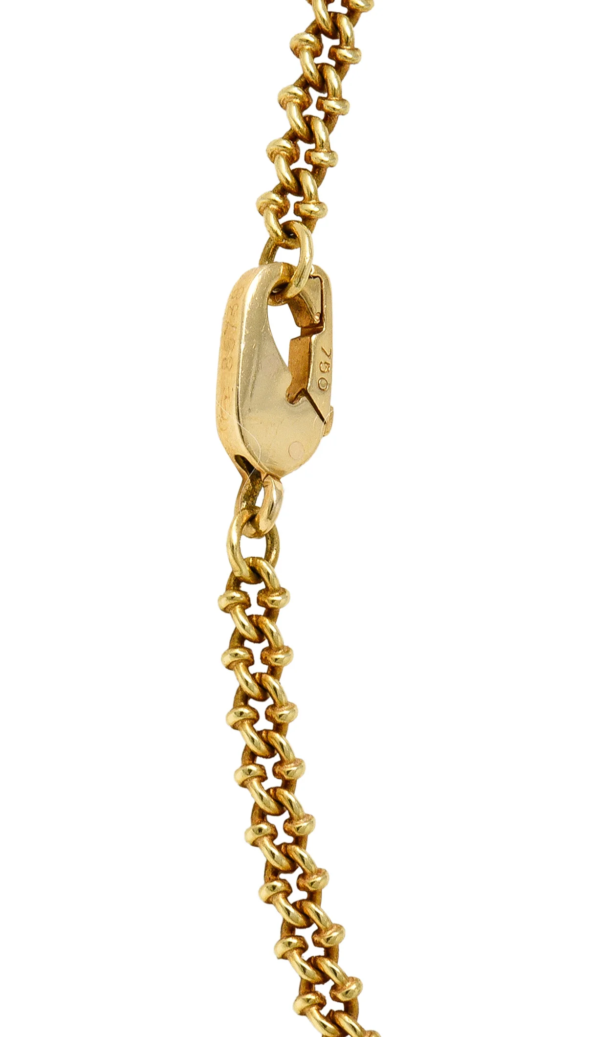 Carrera Y Carrera 1990's Diamond Onyx 18 Karat Yellow Gold Pomona Fairy Vintage Pendant Necklace - Image 11
