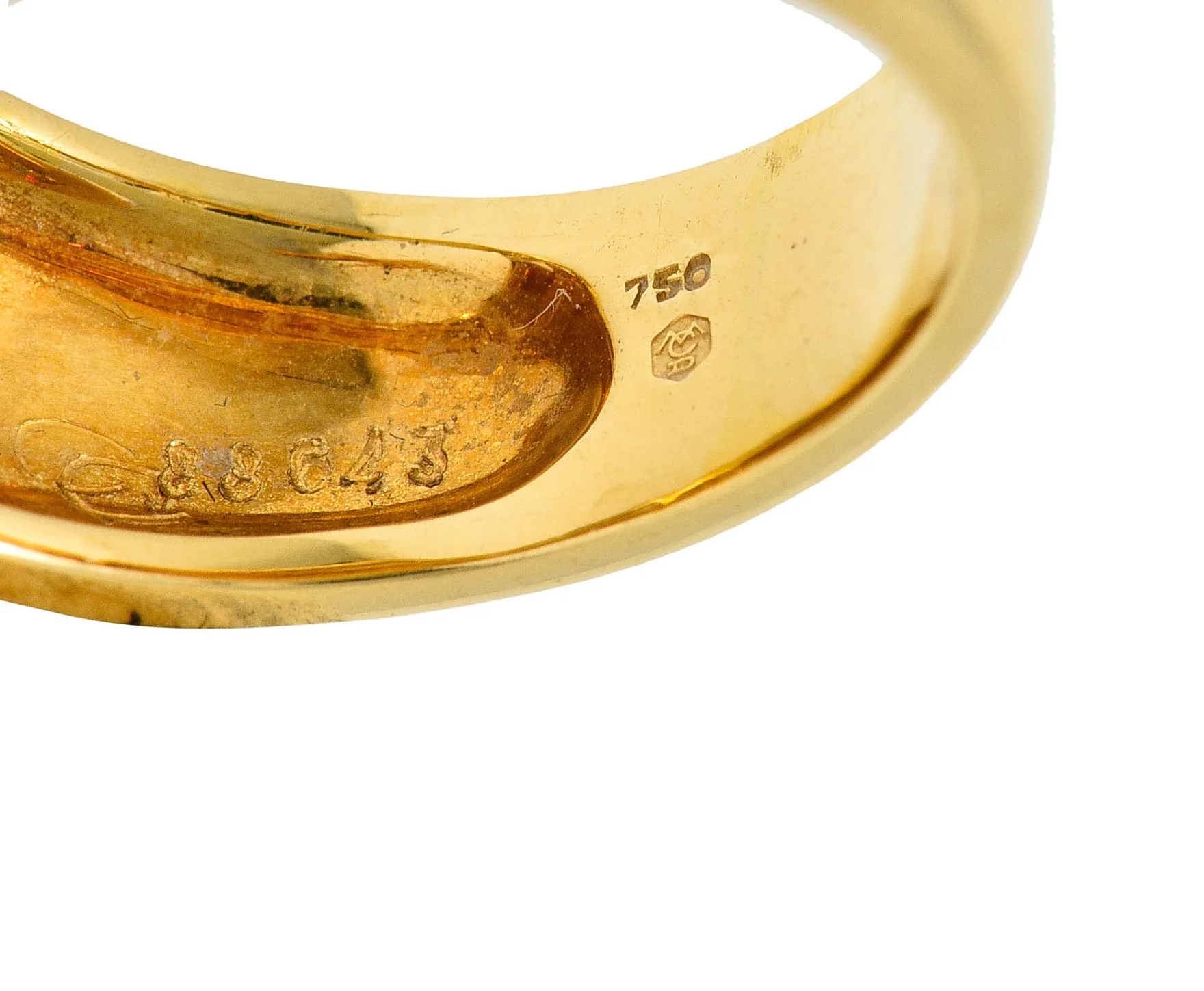Carrera Y Carrera Diamond 18 Karat Gold Wind Nymph Band Ring - Image 7