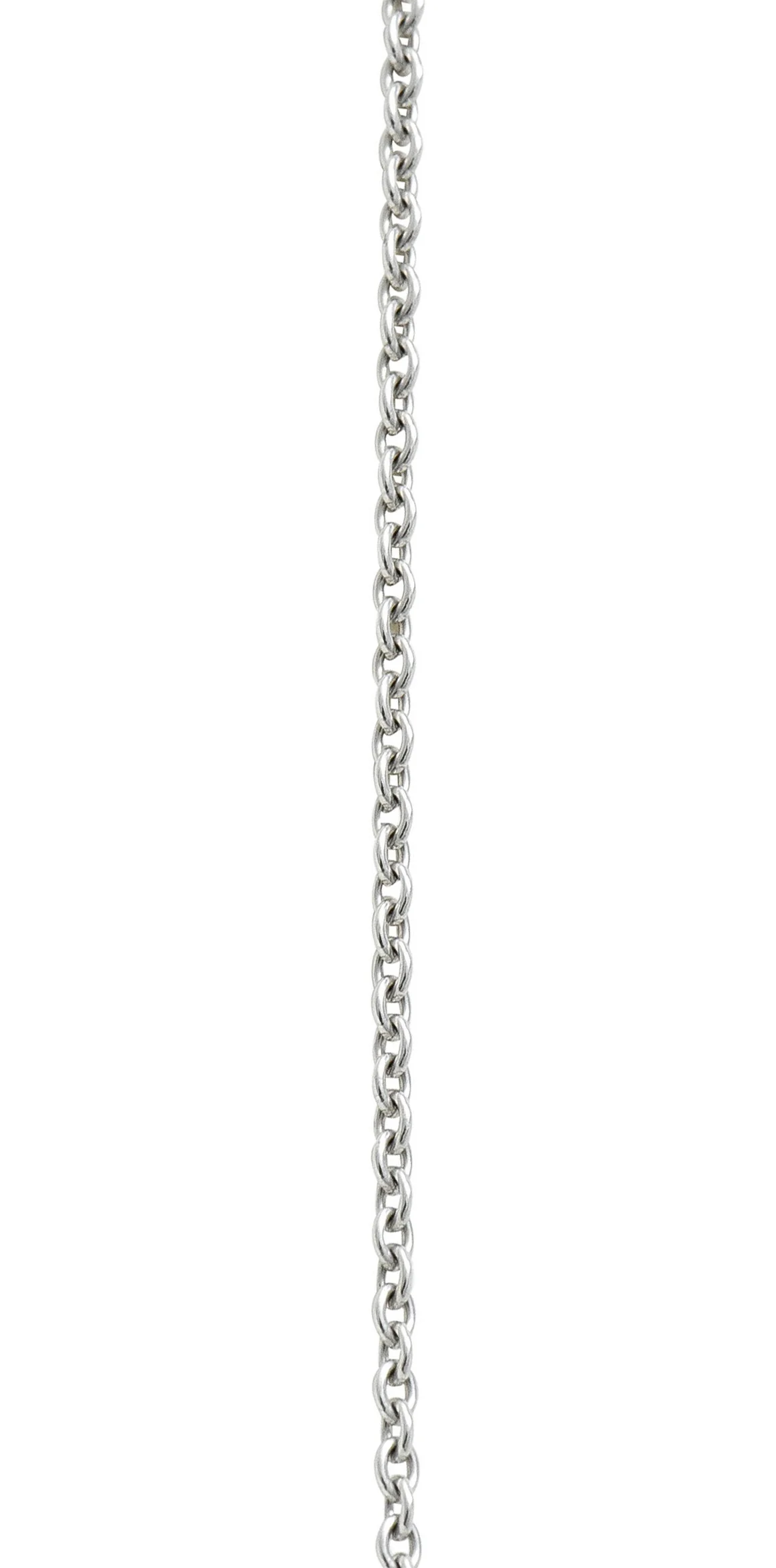 Carrera Y Carrera Diamond 18 Karat White Gold Female Figure Drop Necklace - Image 9