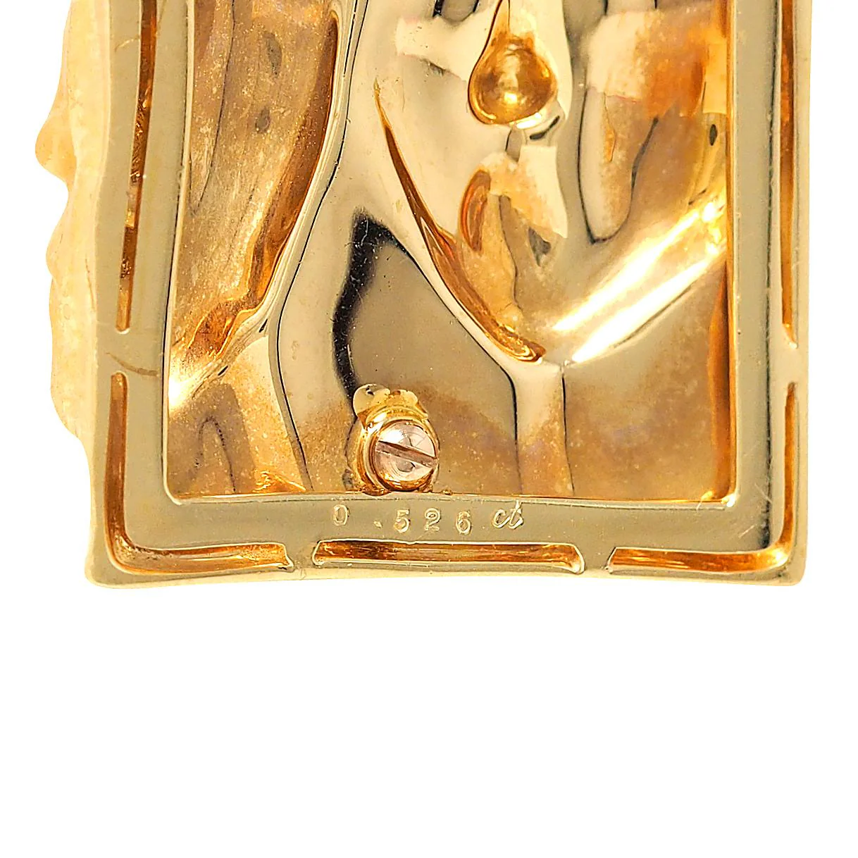 Carrera y Carrera Diamond 18 Karat Yellow Gold Adam & Eve Pendant Necklace - Image 8