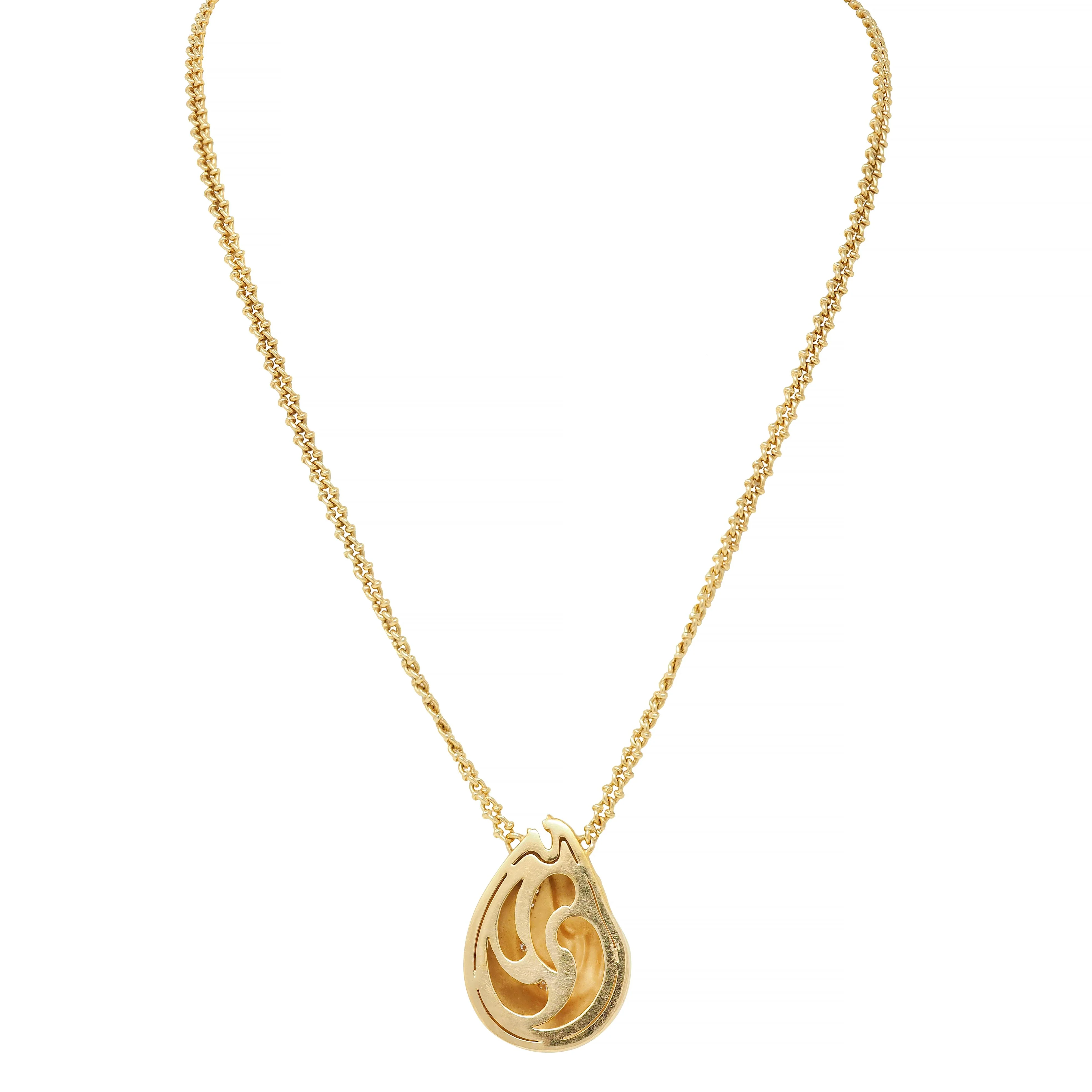 Carrera Y Carrera Diamond 18 Karat Yellow Gold Horse Ecuestre Station Necklace - Image 5