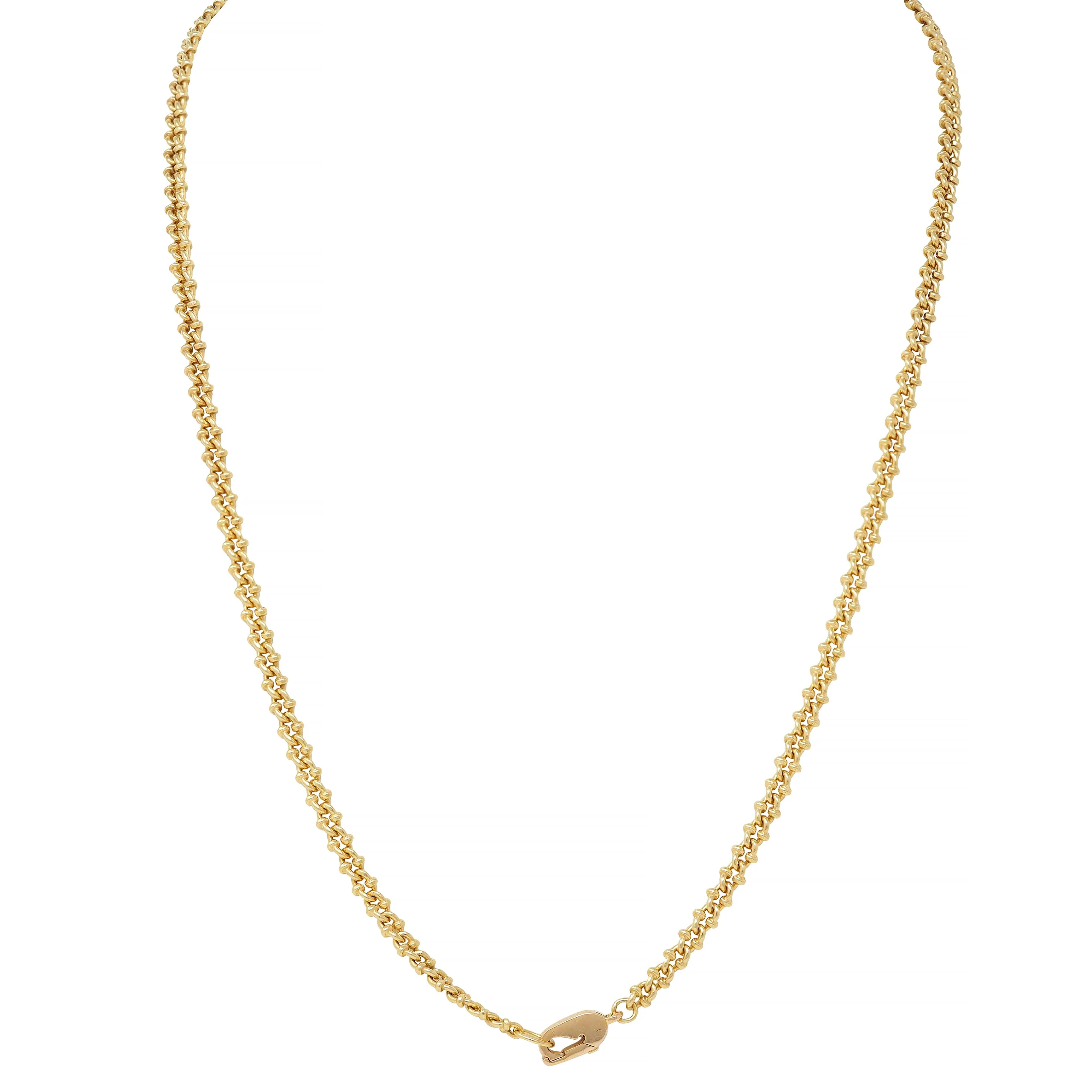 Carrera Y Carrera Diamond 18 Karat Yellow Gold Horse Ecuestre Station Necklace - Image 7