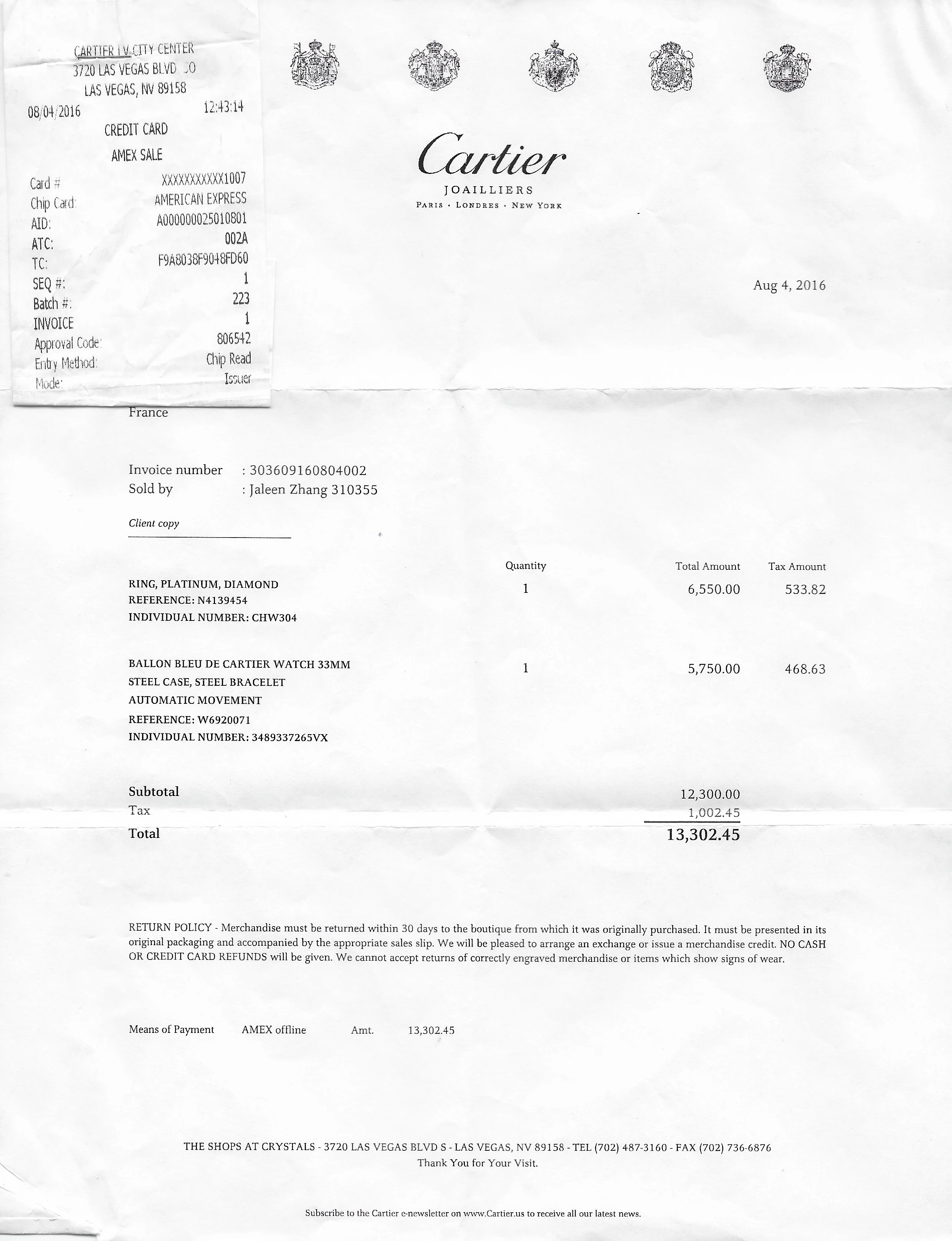 Cartier 0.53 CTW Diamond Platinum Engagement Ring GIA - Image 13