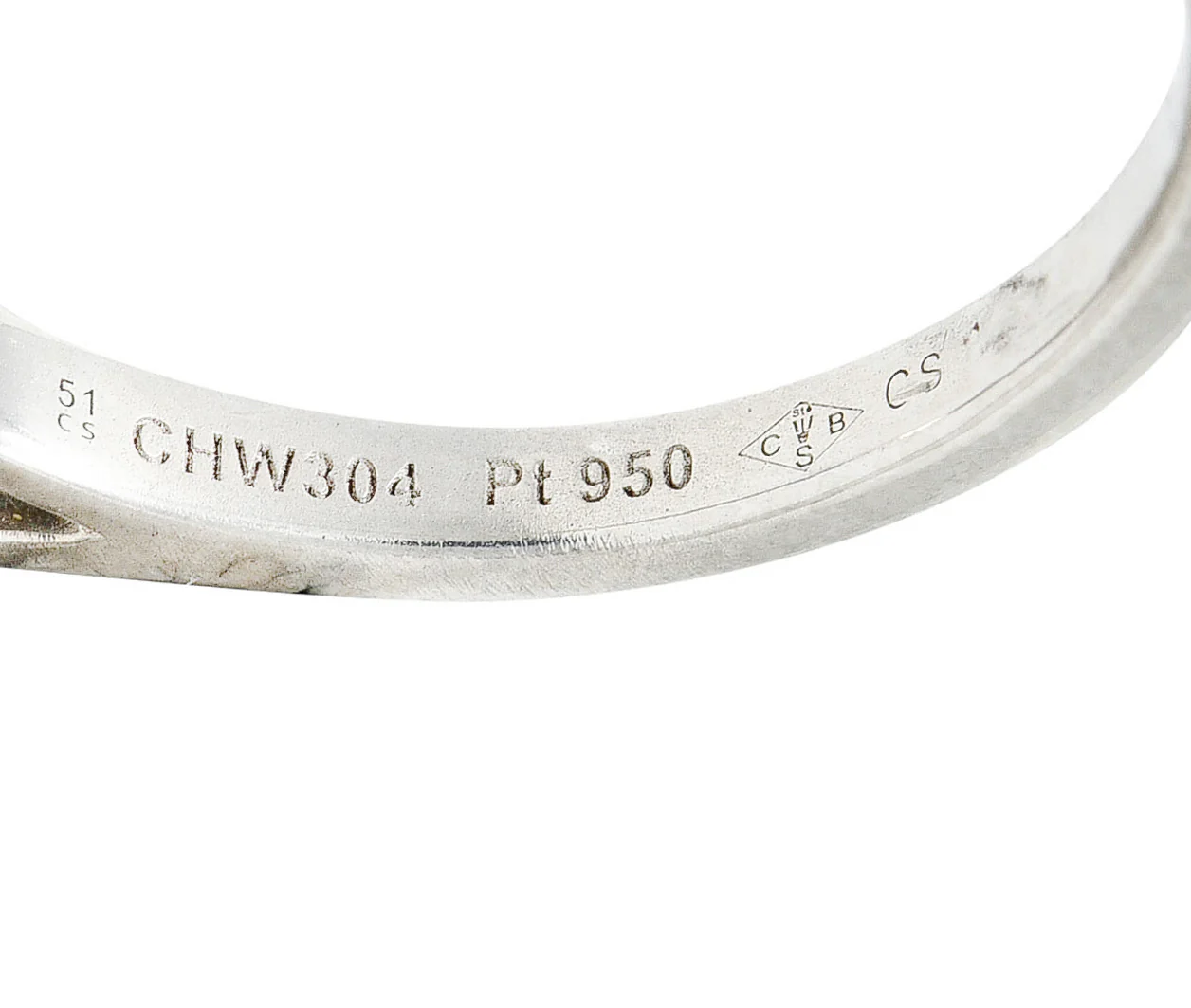 Cartier 0.53 CTW Diamond Platinum Engagement Ring GIA - Image 8