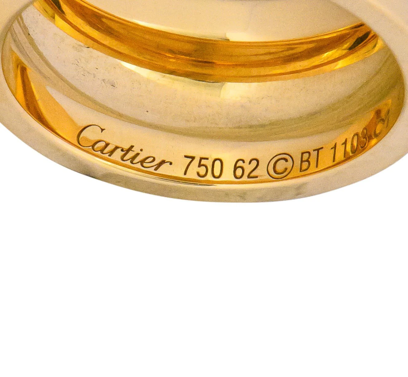 Cartier 18 Karat Gold Wide Love Unisex Band Ring - Image 8