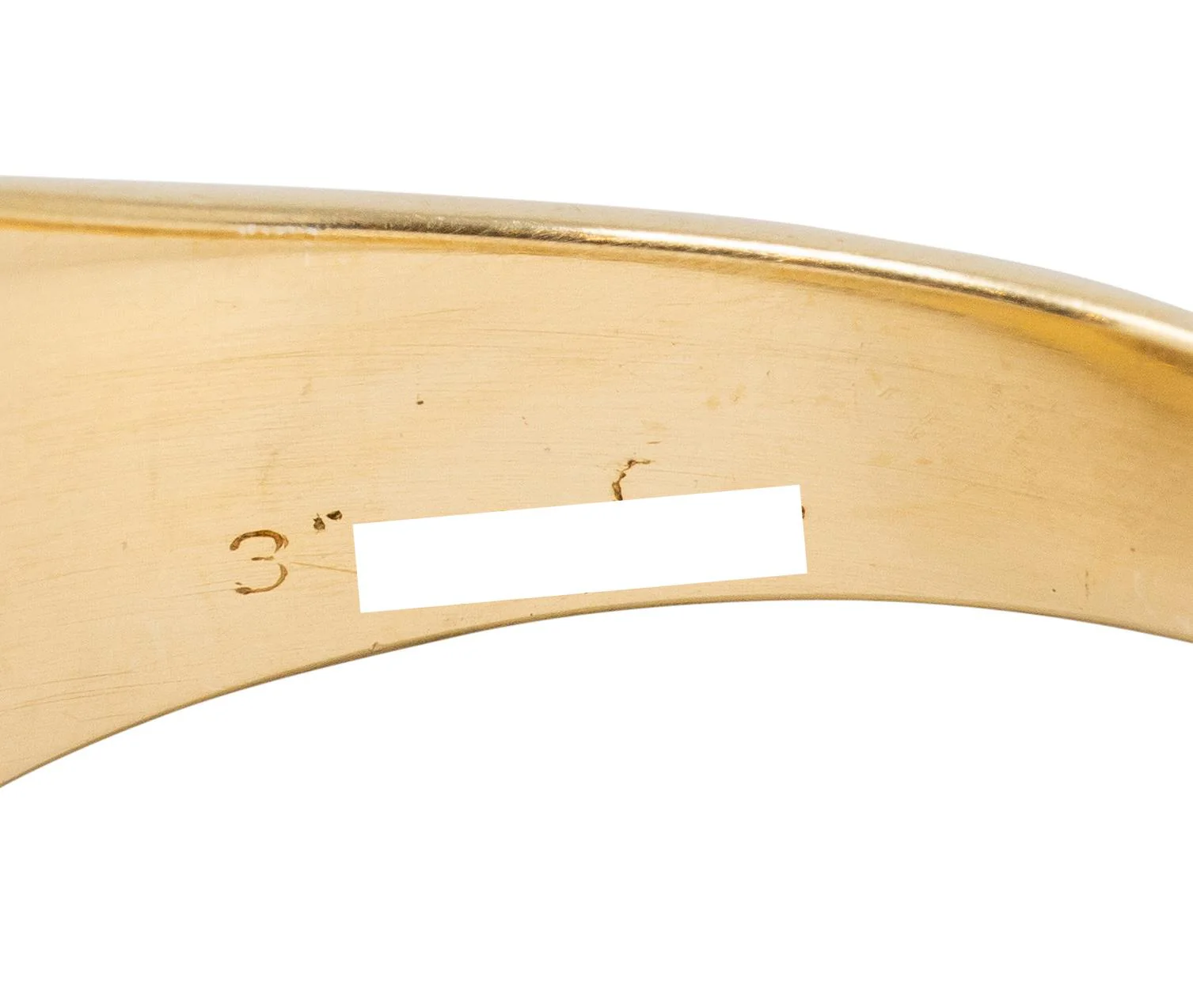 Cartier 1960's 1.22 CTW Oval Cut Diamond 18 Karat Yellow Gold Unisex Signet Ring - Image 6
