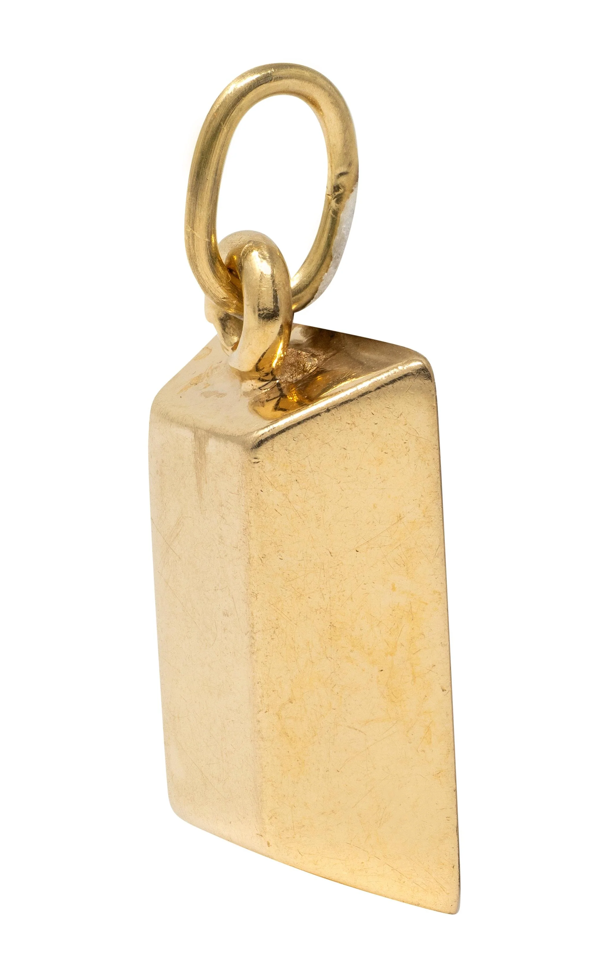 Cartier 1970's 18 Karat Yellow Gold Vintage 1/8 Ounce Gold Bar Ingot Pendant Charm - Image 4