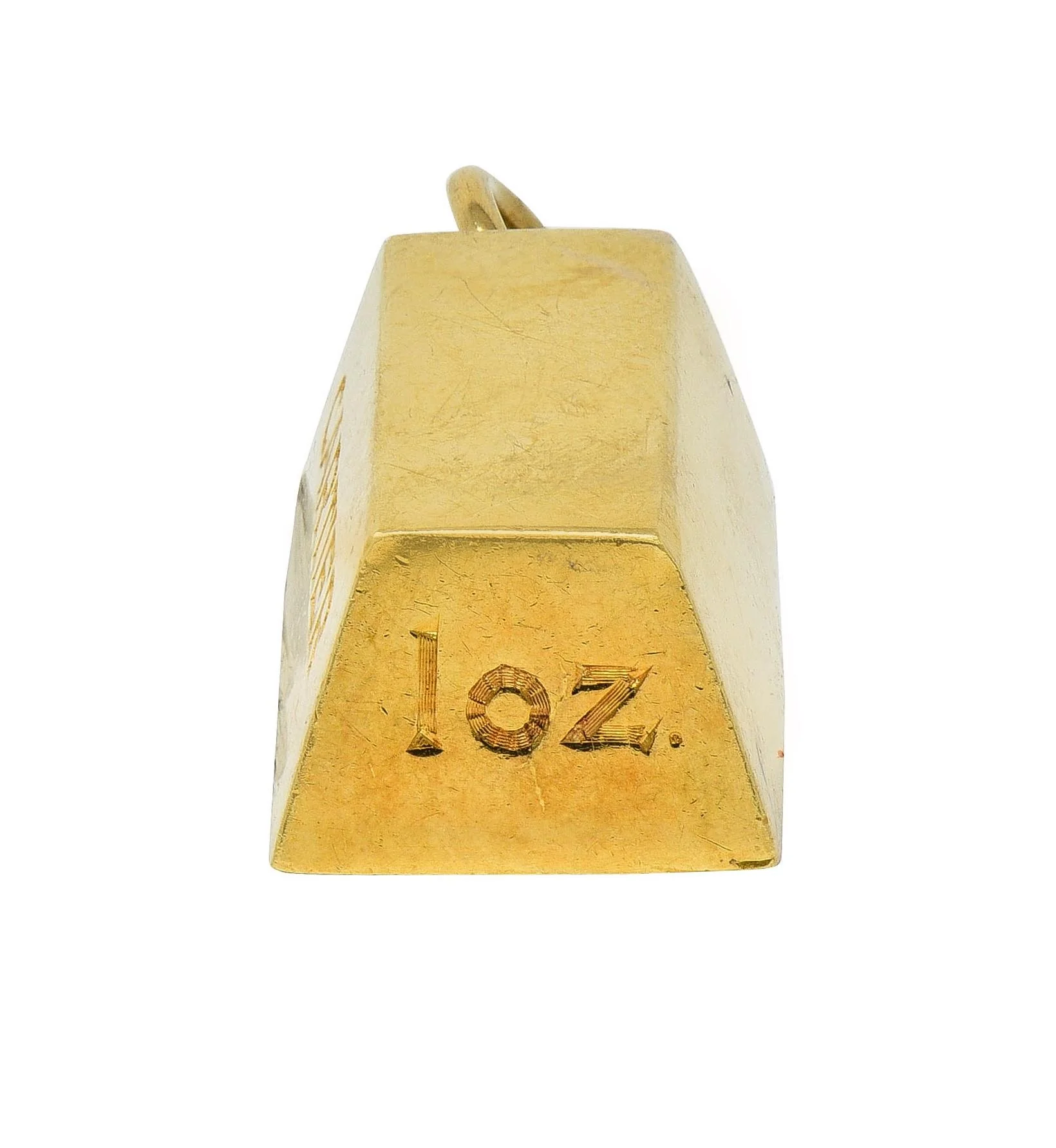 Cartier 1970's 18 Karat Yellow Gold Vintage 1 Ounce Gold Bar Ingot Pendant Charm - Image 4